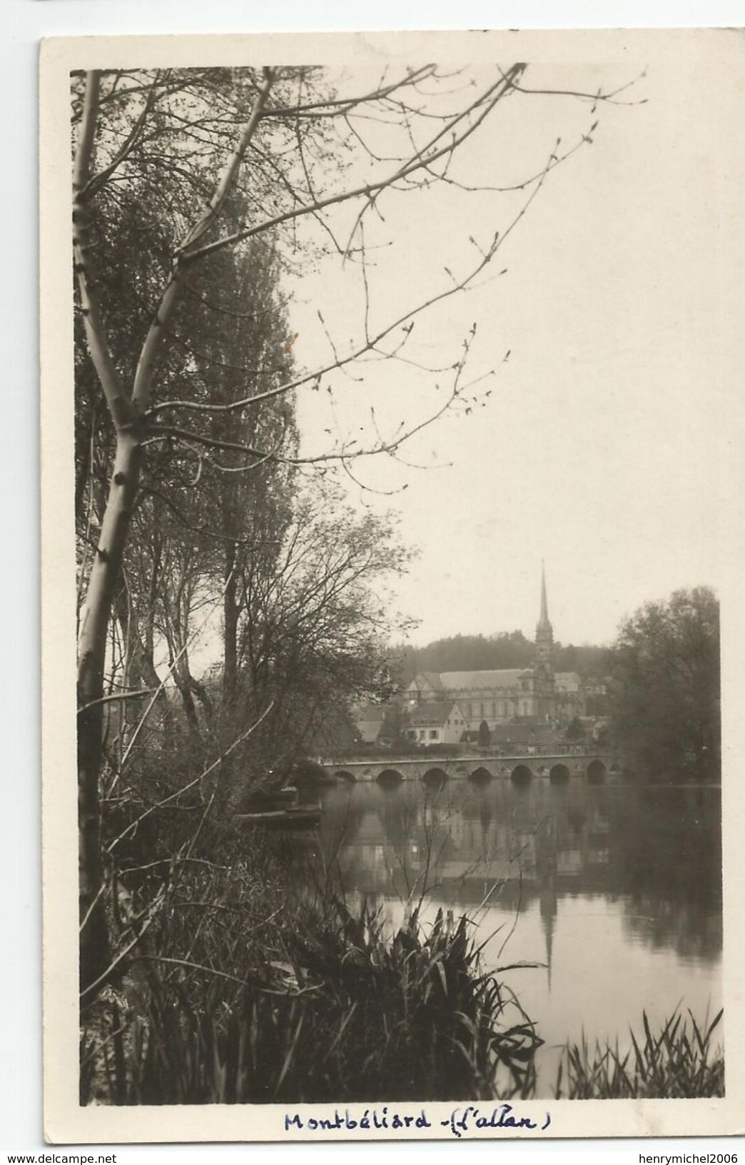 Doubs 25 - Montbéliard Bords De L'allan 1944 - Montbéliard