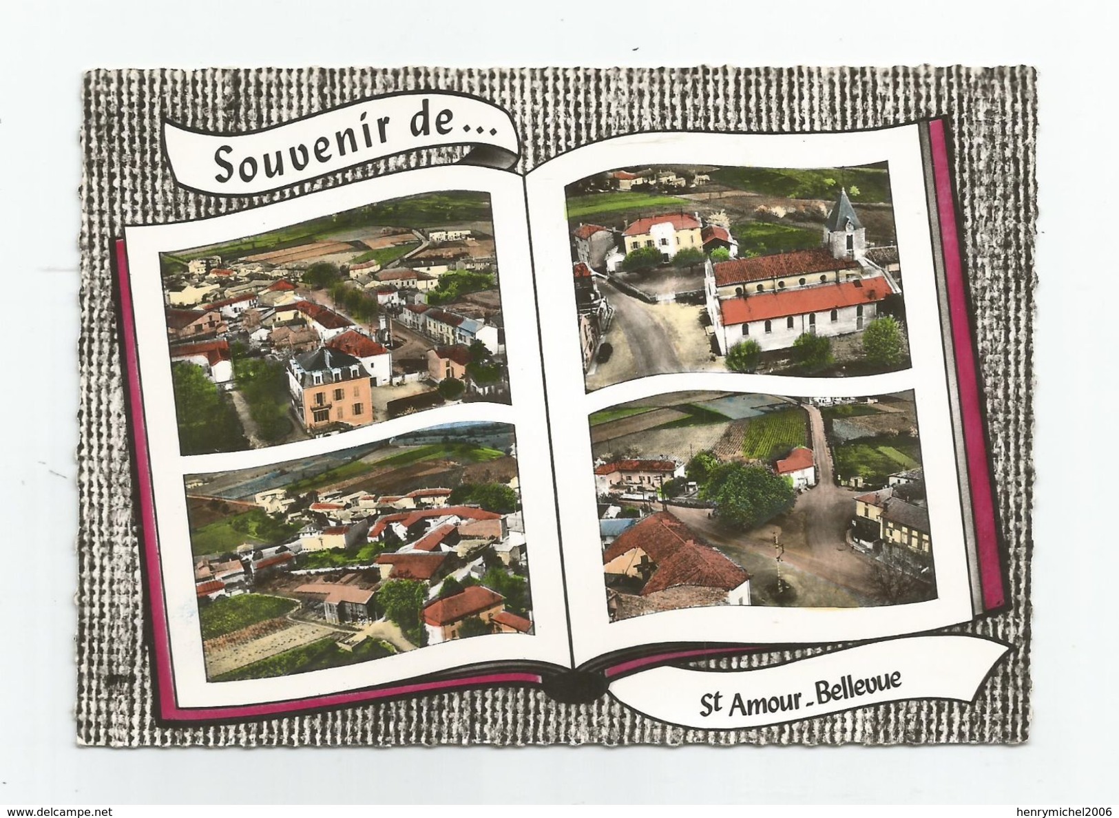 71 Saone Et Loire - St Saint Amour Bellevue Vue Aéienne Multi Vues - Autres & Non Classés