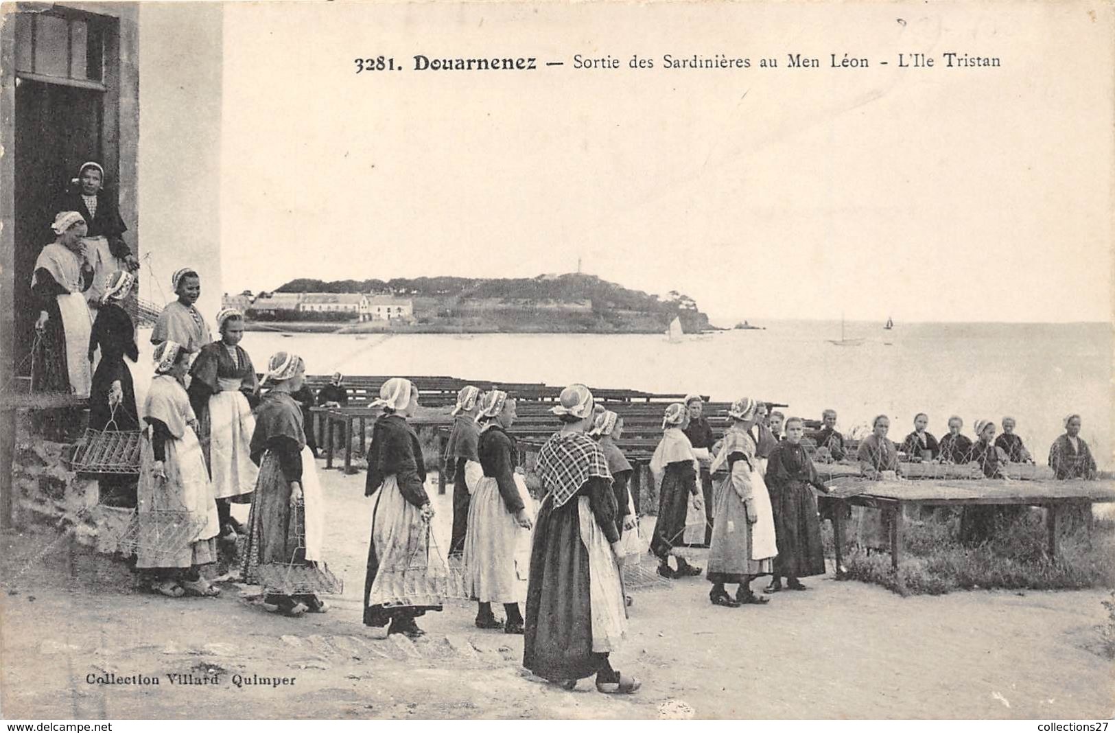 29-DOUARNENEZ- SORTIE DES SARDINIERES AU MEN LEON- L'ILE TRISTAN - Douarnenez