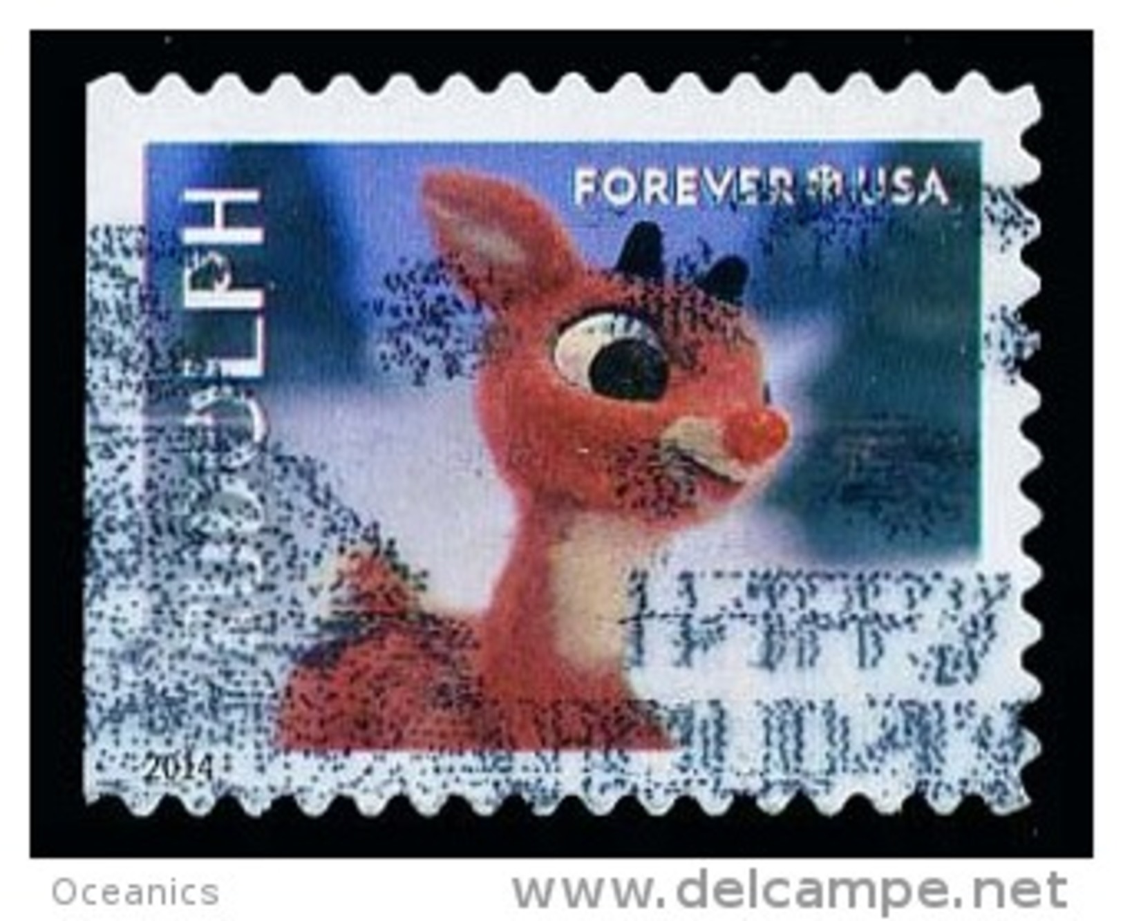 Etats-Unis / United States (Scott No.4946 - Noël / 2014 / Christmas) (o)  P3 - Used Stamps