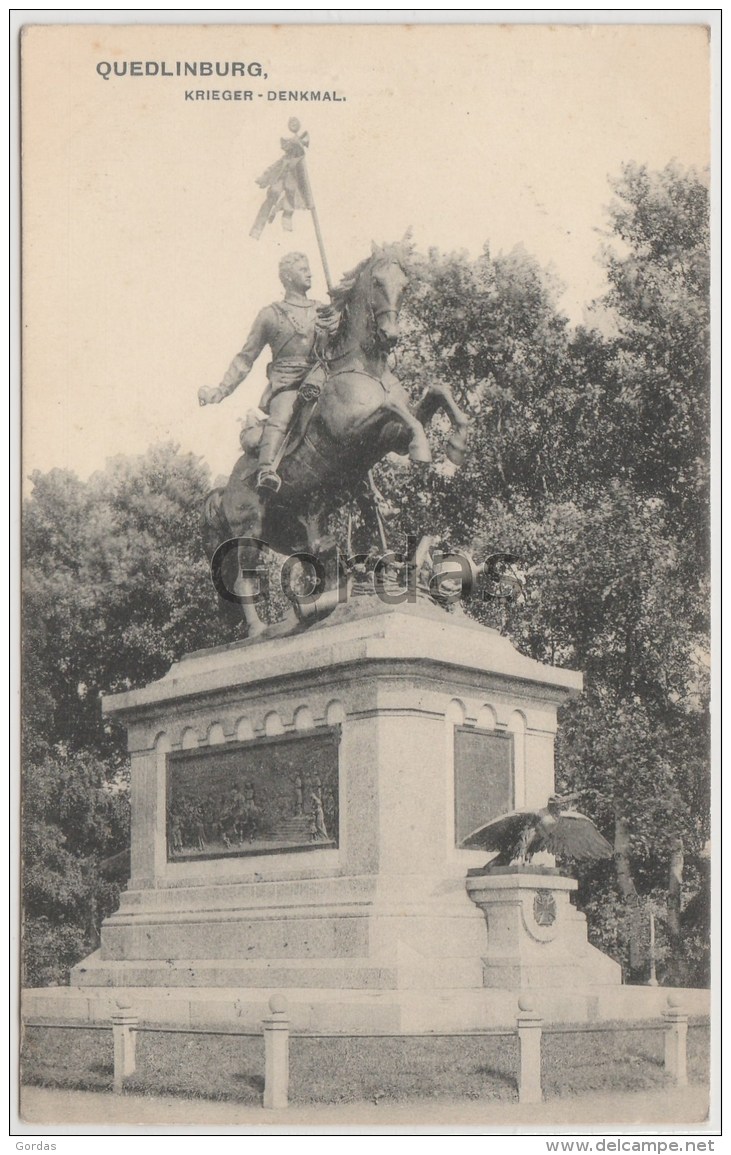 Germany - Quedlinburg - Krieger Denkmal - Quedlinburg