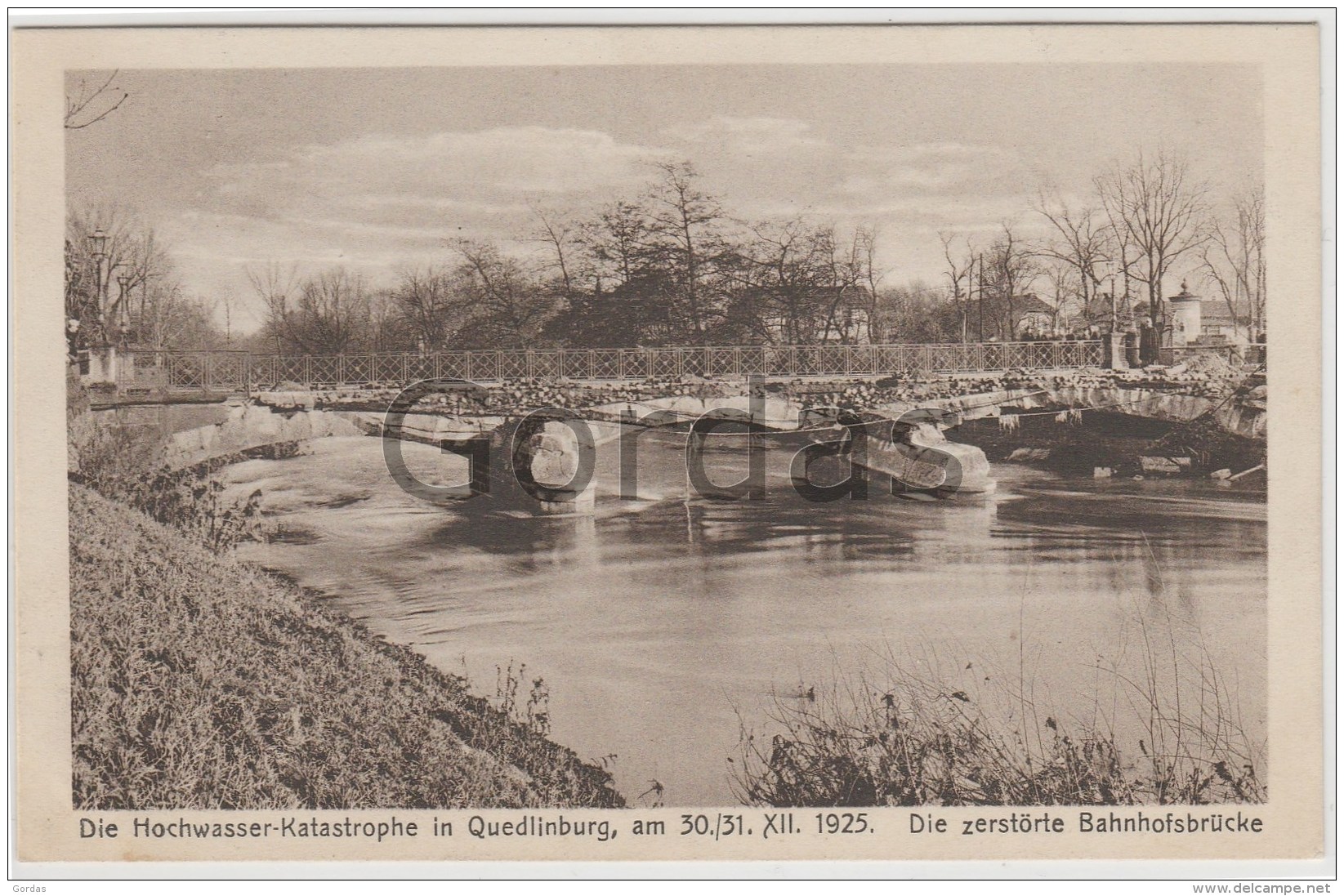 Germany - Quedlinburg - Die Hochwasser-Katastrophe - 1925 - Quedlinburg