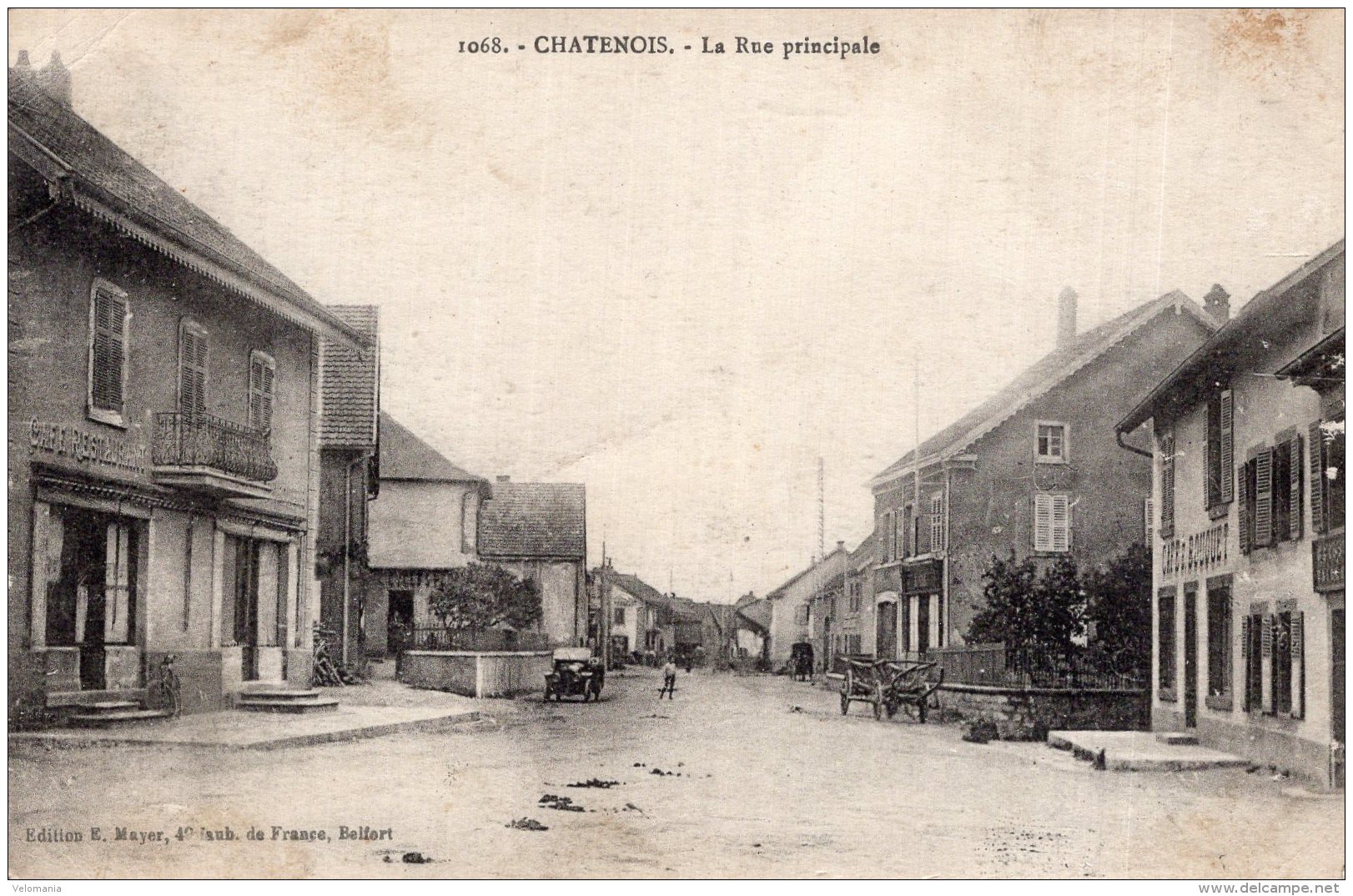 V11215 Cpa 88 Chatenois - La Rue Principale - Chatenois