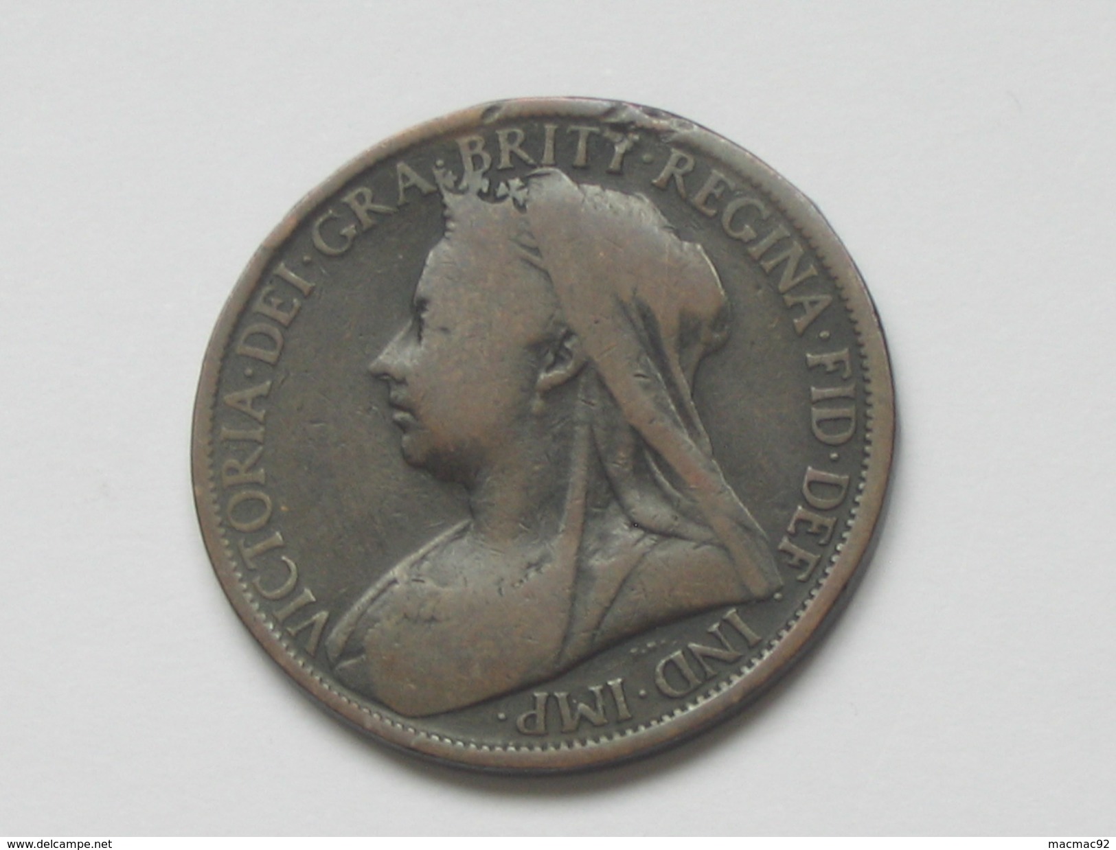 Grande-Bretagne 1 One Penny 1900  Victoria Dei Gra Britt Regina Fid   **** EN ACHAT IMMEDIAT **** Très Belle Monnaie . - Altri & Non Classificati