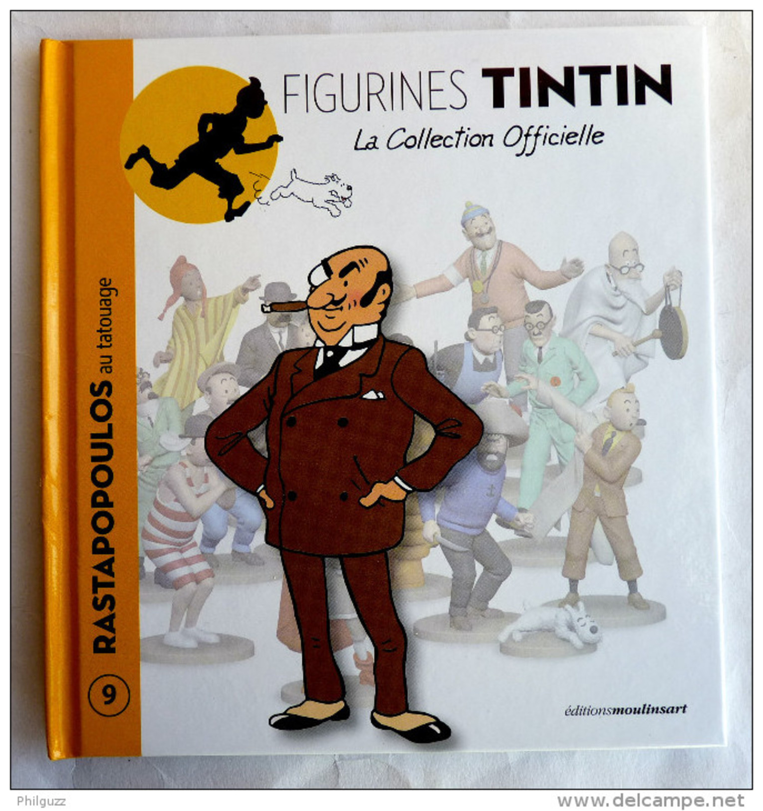 Livre FIGURINES TINTIN - Moulinsart TF1 - N°09 - Rastapopoulos - Tintin