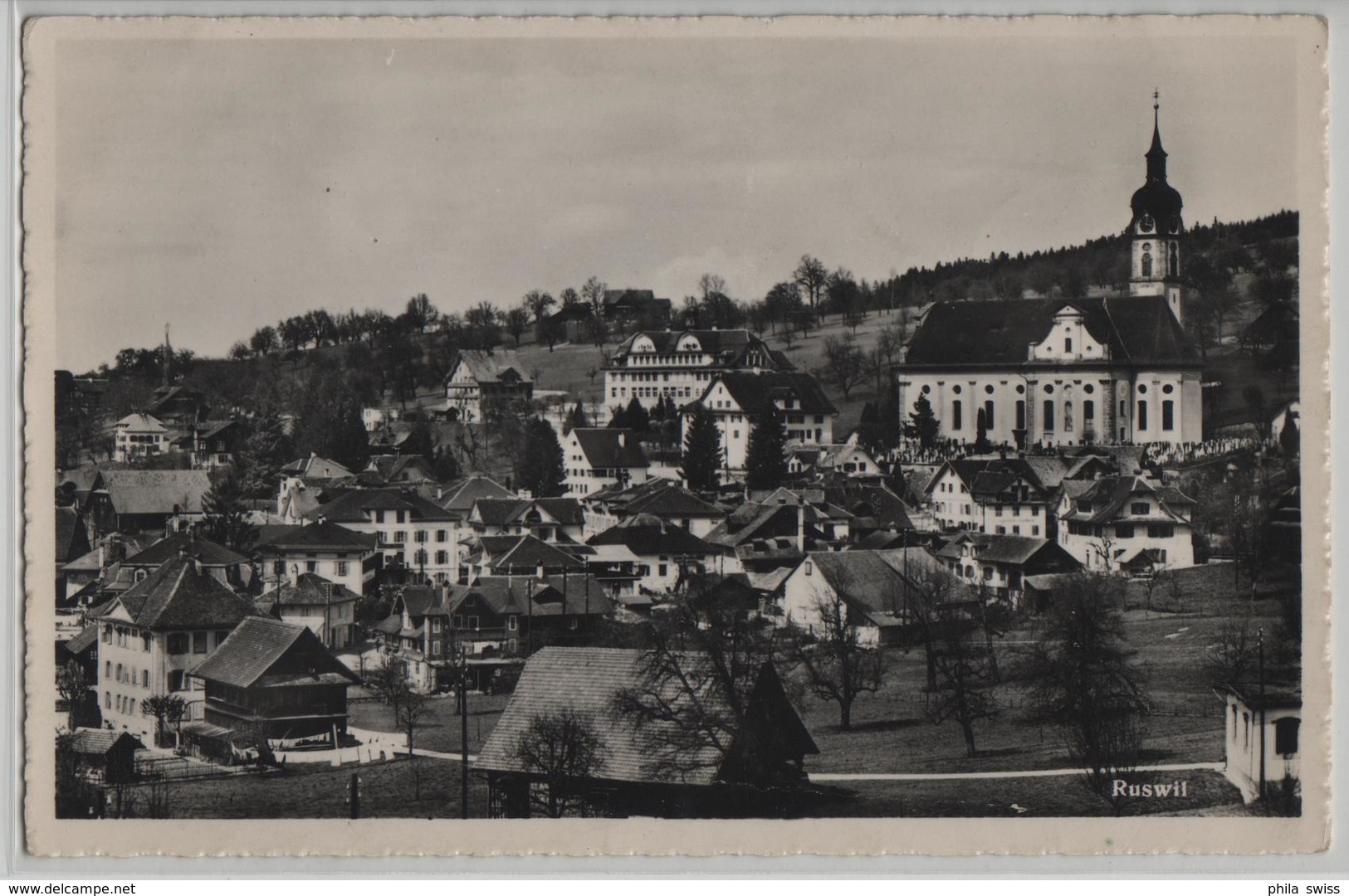 Ruswil - Dorfansicht - Photo: Globetrotter No. 3003 - Ruswil