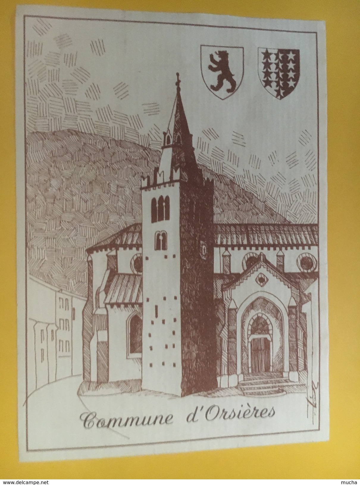 4461 - Commune D'Orsières L'Eglise Valais Suisse - Autres & Non Classés