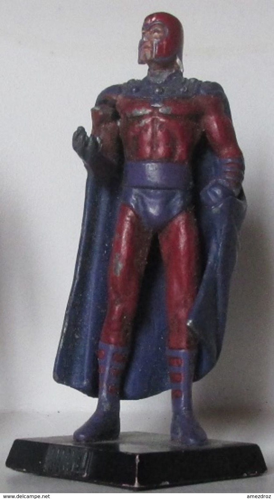 Figurine Plomb Marvel 2006 Magneto N°5 Bras Droit Fragilisé Pivote 160 Gr 9.2 Cm 4 00 Défaut (v) - Marvel Heroes