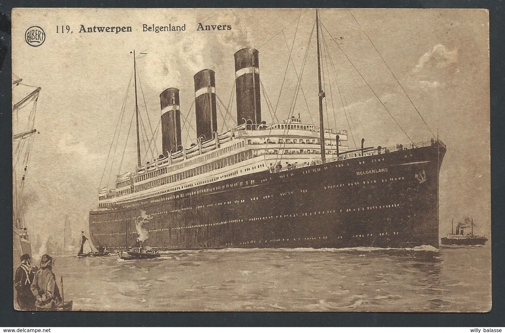 +++ CPA - ANTWERPEN - ANVERS - Bateau - Belgenland  // - Antwerpen