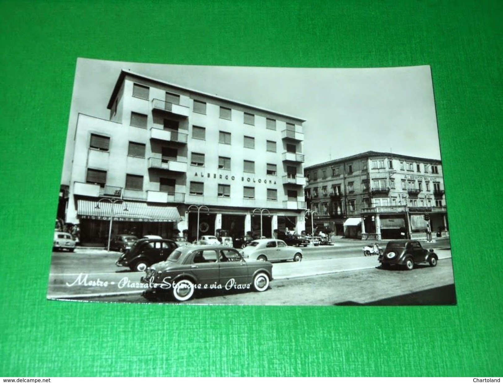 Cartolina Mestre - Piazzale Stazione E Via Piave 1955 Ca - Venezia (Venice)