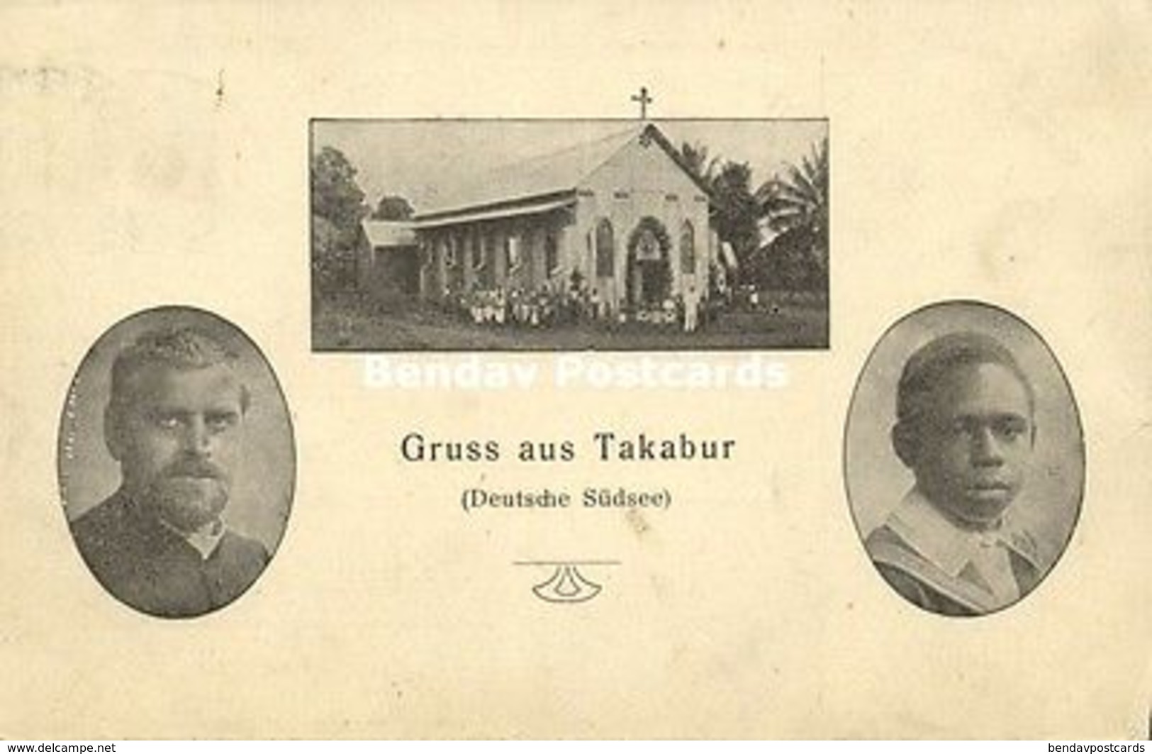 German New Guinea, ENB, Kokopo, TAKABUR, Missionary Mission Church (1911) - Papua-Neuguinea