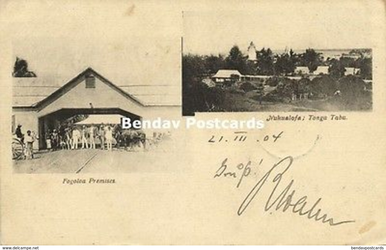 Tonga, NUKUʻALOFA, Tongatapu Island, Fogoloa Premises (1904) - Tonga