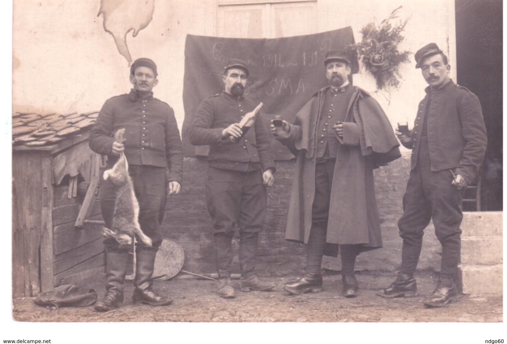 Soldats Du 5ème SMA - Artllerie? (carte Photo) - Guerre 1914-18