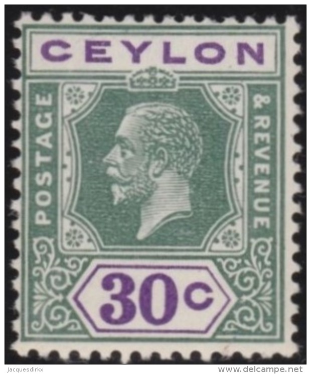 Ceylon       .    SG     .     352a   Die II    .       *         .      Ongebruikt    .    /  .     Mint-hinged - Ceylon (...-1947)