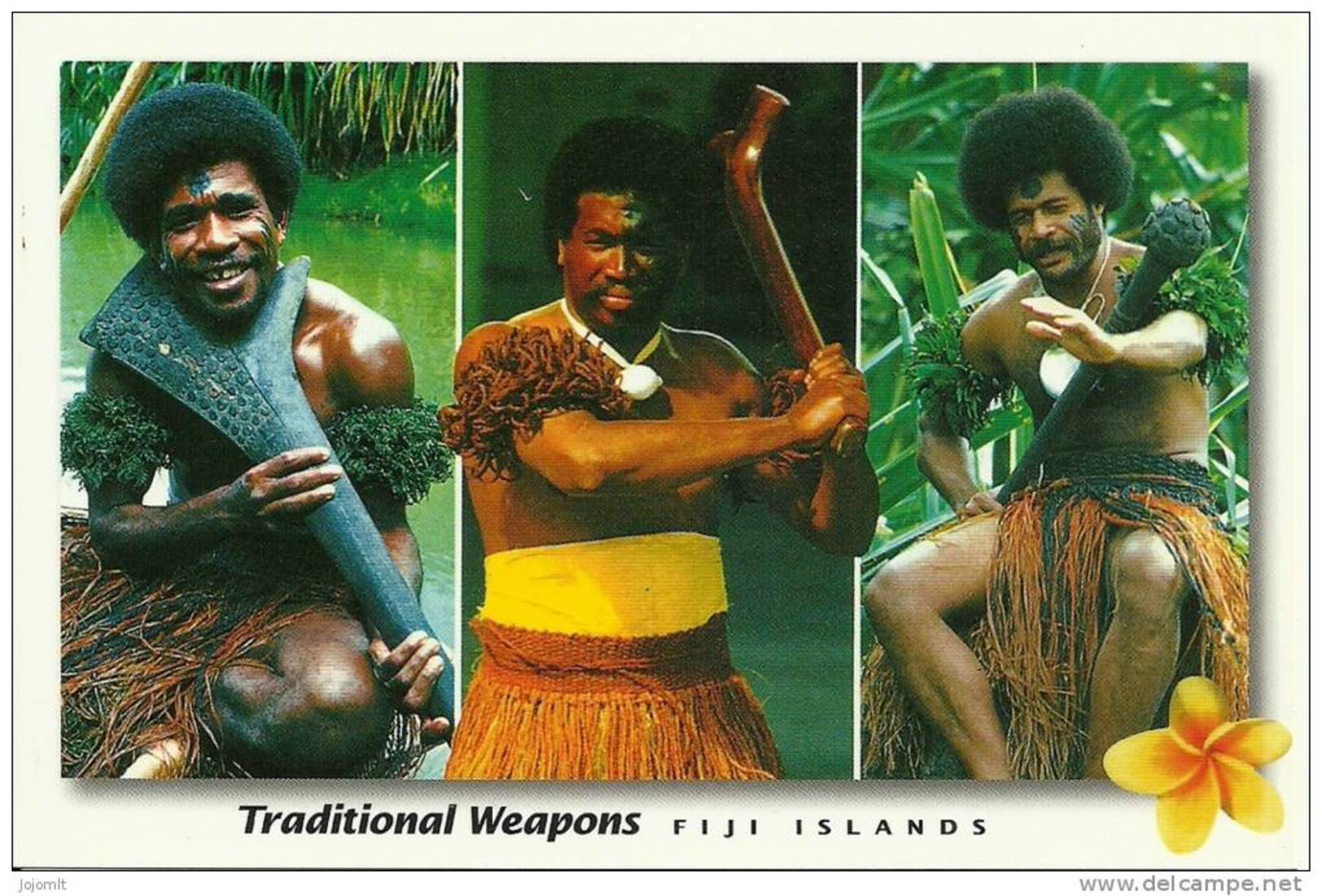 Fiji Islands - Fidji - CPM Neuve - Unused Postcard - TRADITIONAL WEAPONS - ART FIDJIEN - Fiji