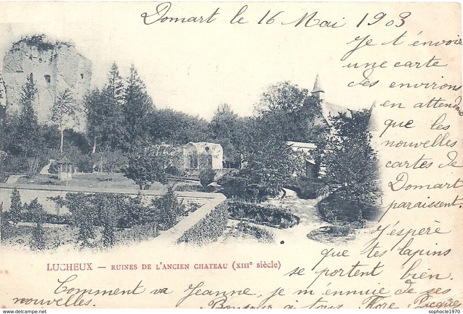 SOMME - 80 - LUCHEUX - Ruines Ancien Château - Lucheux