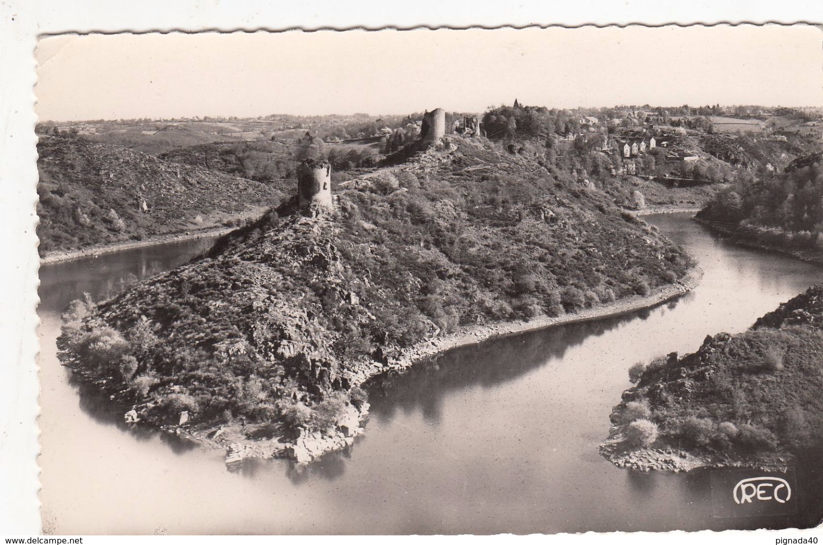 Cp , 23 , CROZANT , Les Ruines , Vue De St-Jallet - Crozant