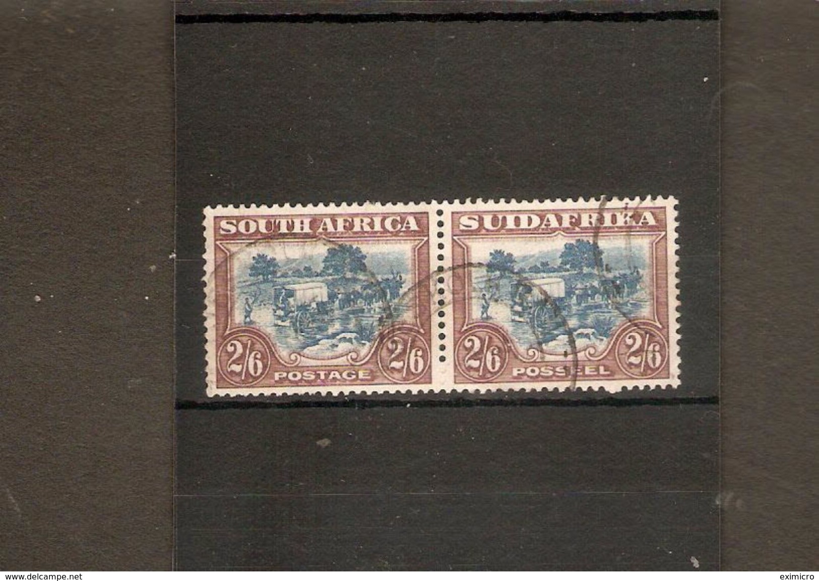 SOUTH AFRICA 1944 2s 6d BLUE And BROWN SG 49b FINE USED Cat £15 - Used Stamps