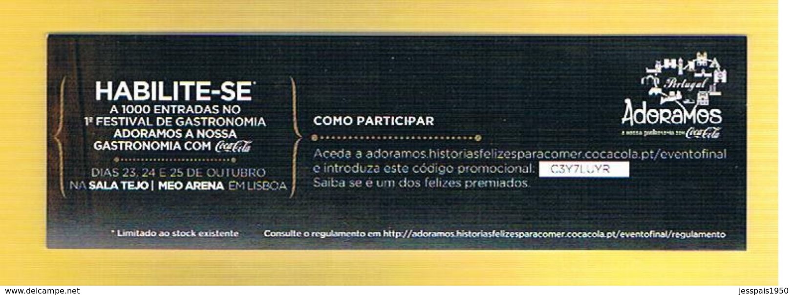 (13) - Marque - Pages, Adoramos A Nosso Gastronomia Com CocaCola - Portugal - Other & Unclassified