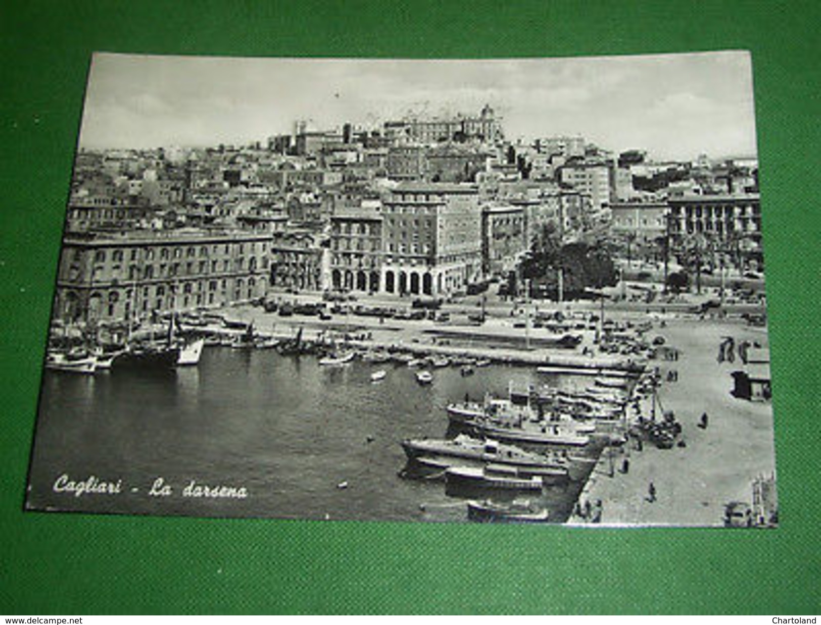 Cartolina Cagliari - La Darsena 1958 - Cagliari