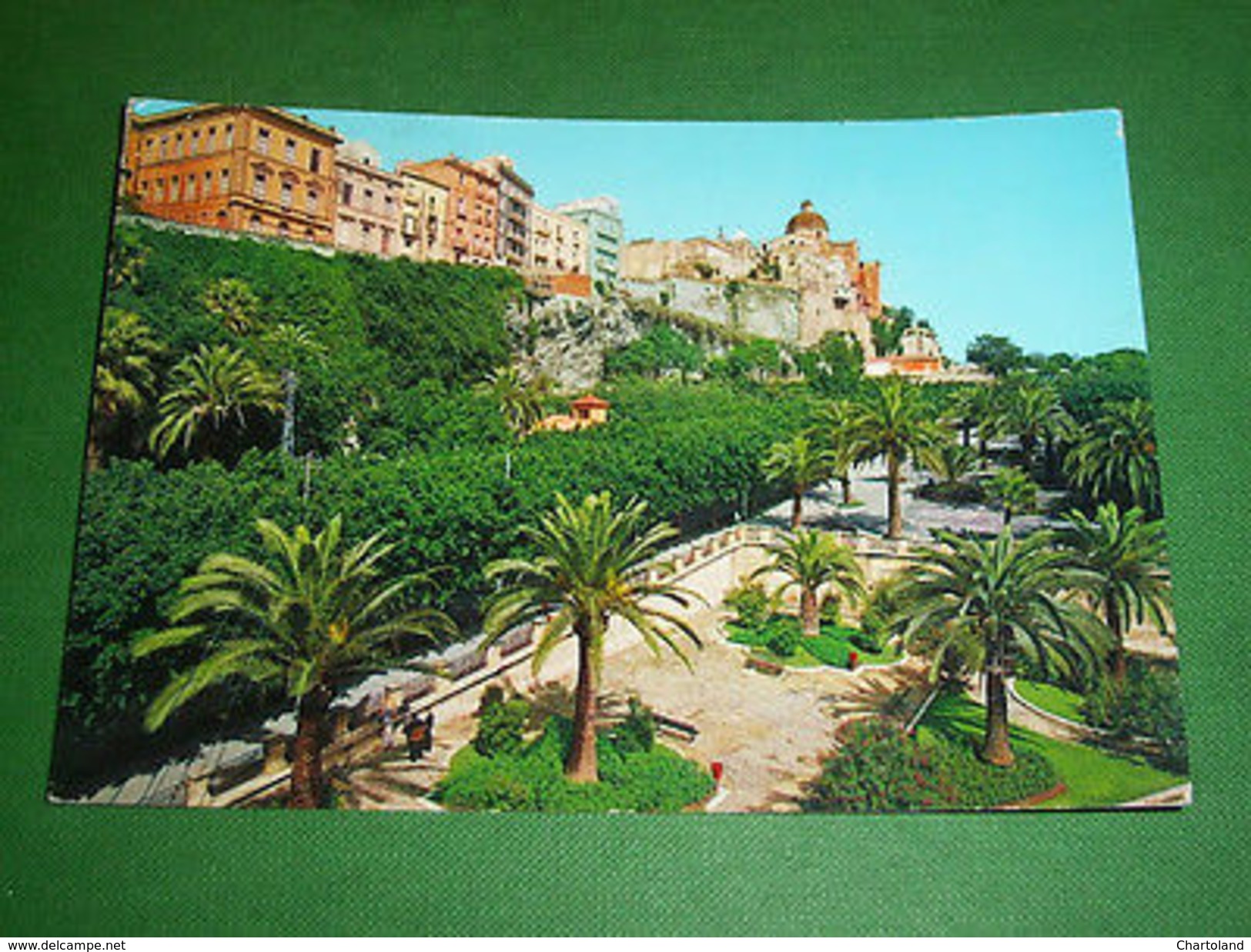 Cartolina Cagliari - Giardini Del Terrapieno 1968 - Cagliari