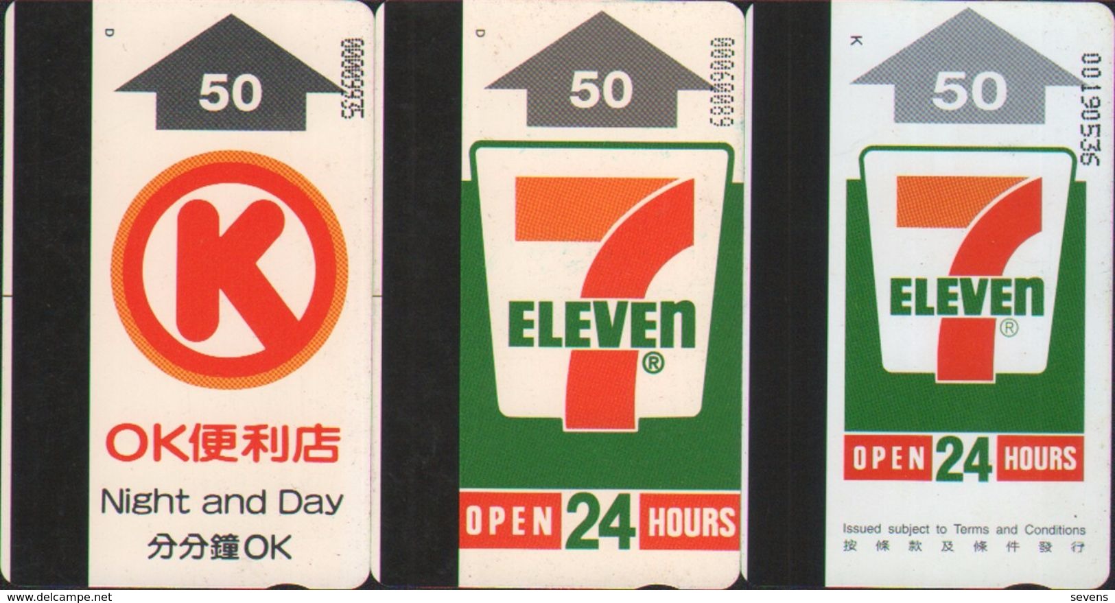 Definitive Autelca Phonecard,IDD To Thailand,three Different Backside 7-Eleven And OK,used - Hong Kong