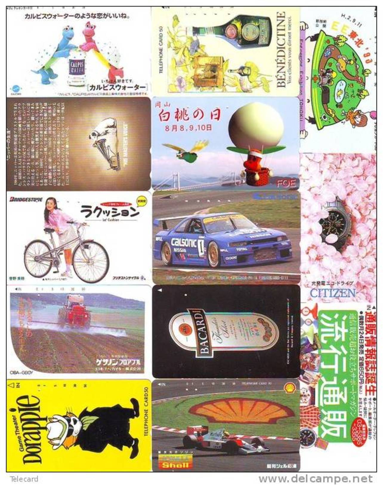 TRES GROS LOT DE 2000 TELECARTES JAPONAISES JAPON JAPAN  A PETIT PRIX.(Z-827)  2000 Phonecards Japan. - Collections