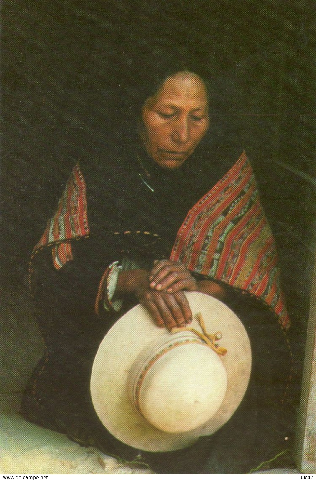 - BOLIVIA. - Mujer De Challoma - Foto: Peter Mc Farren. - Scan Verso - - Bolivia