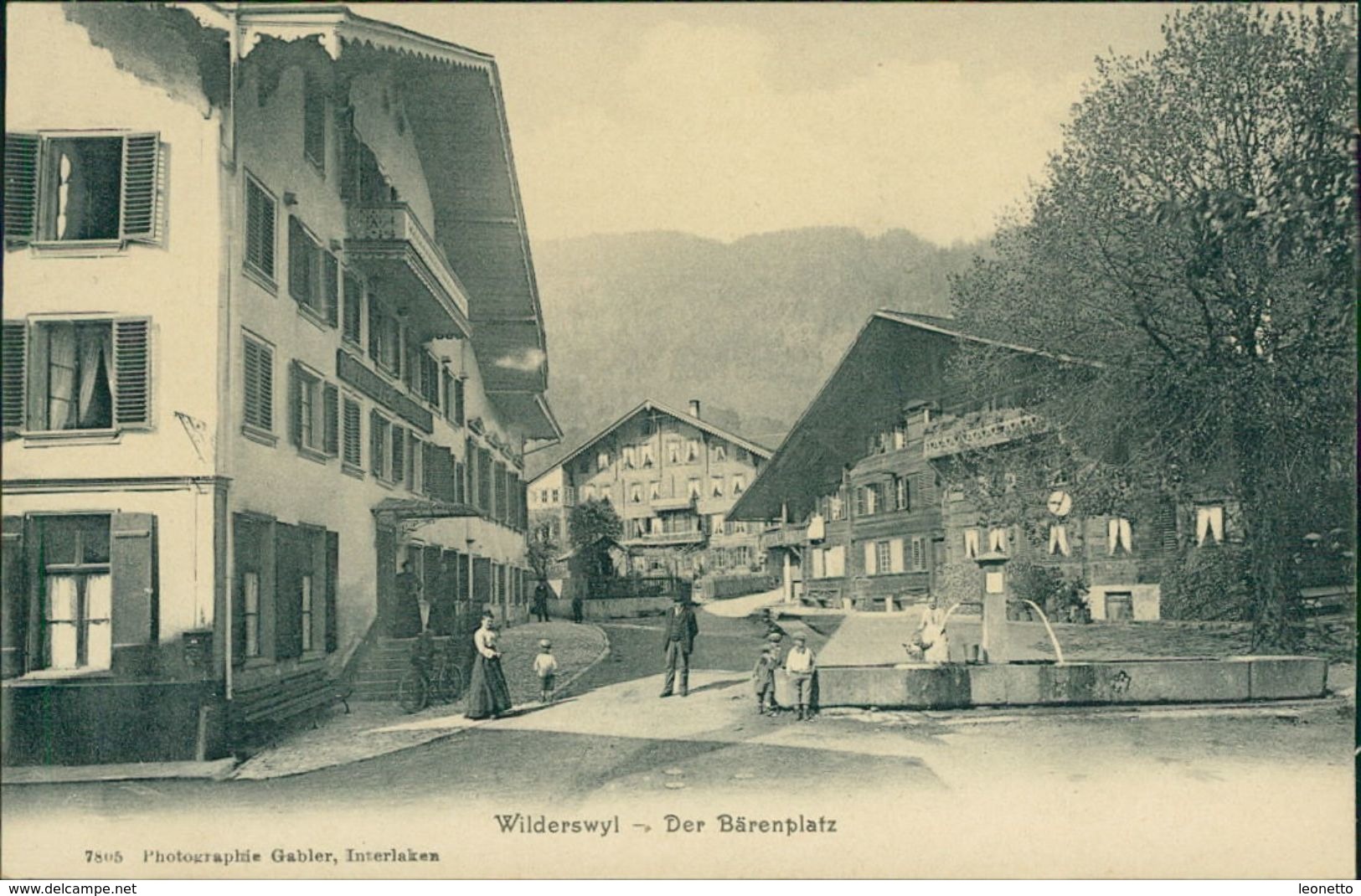 AK Wilderswil, Der Bärenplatz, Um 1900 (S1-200) - Wilderswil