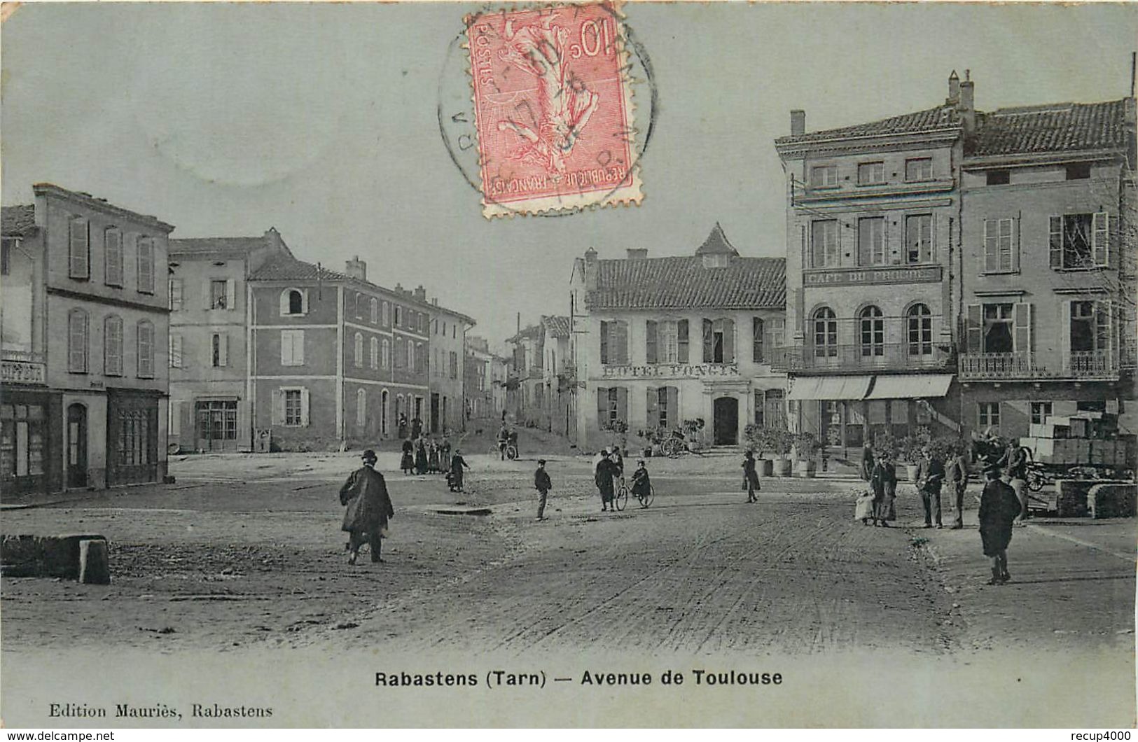 81 RABASTENS  Avenue De Toulouse    2scans - Rabastens