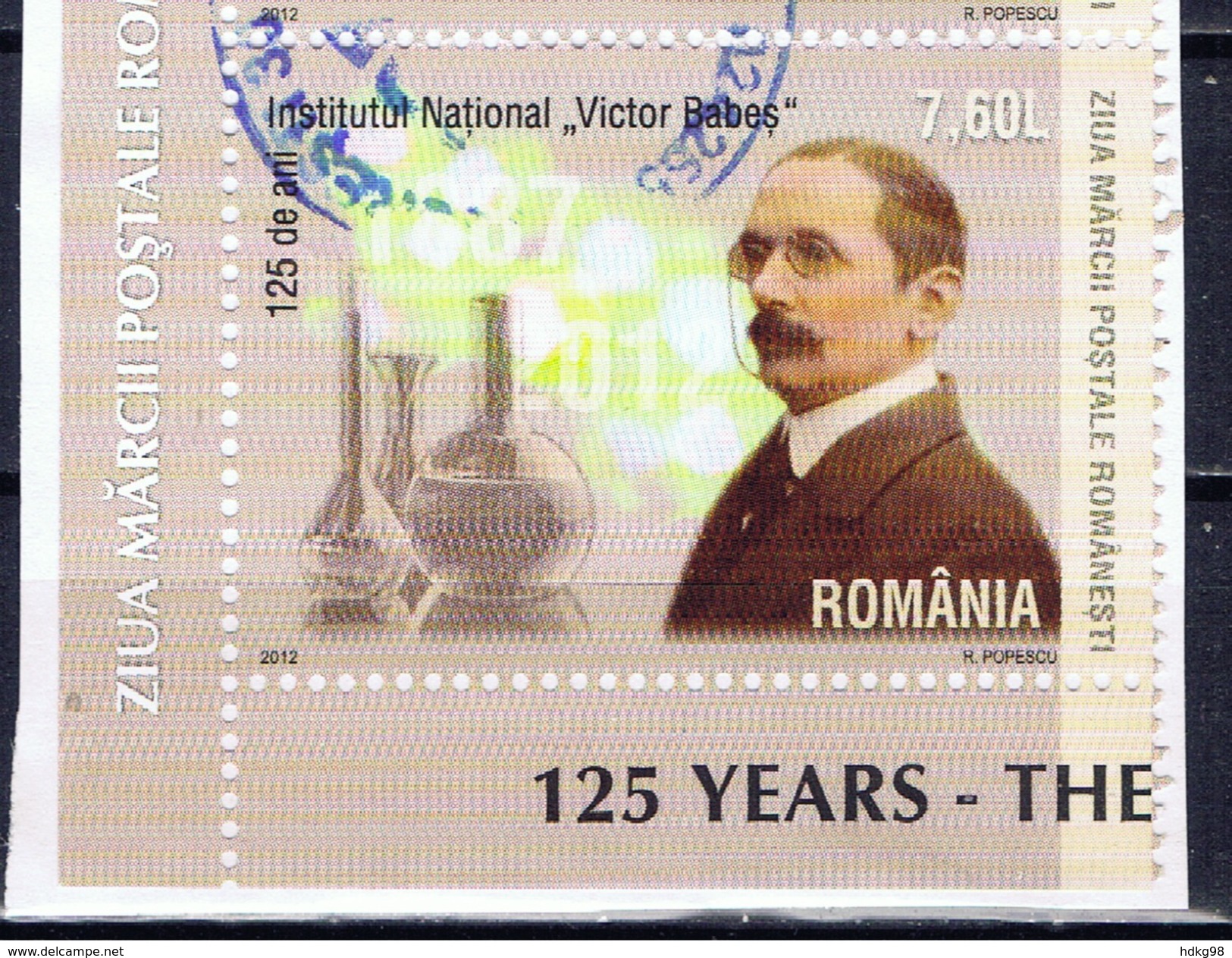 RO+ Rumänien 2012 Mi 6635 V. Babes - Usati