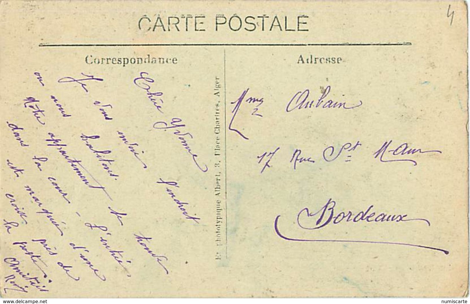 Cpa ALGERIE - L ARBA - Postes Et Télégraphes ( L'ARBAÂ ) - Other & Unclassified