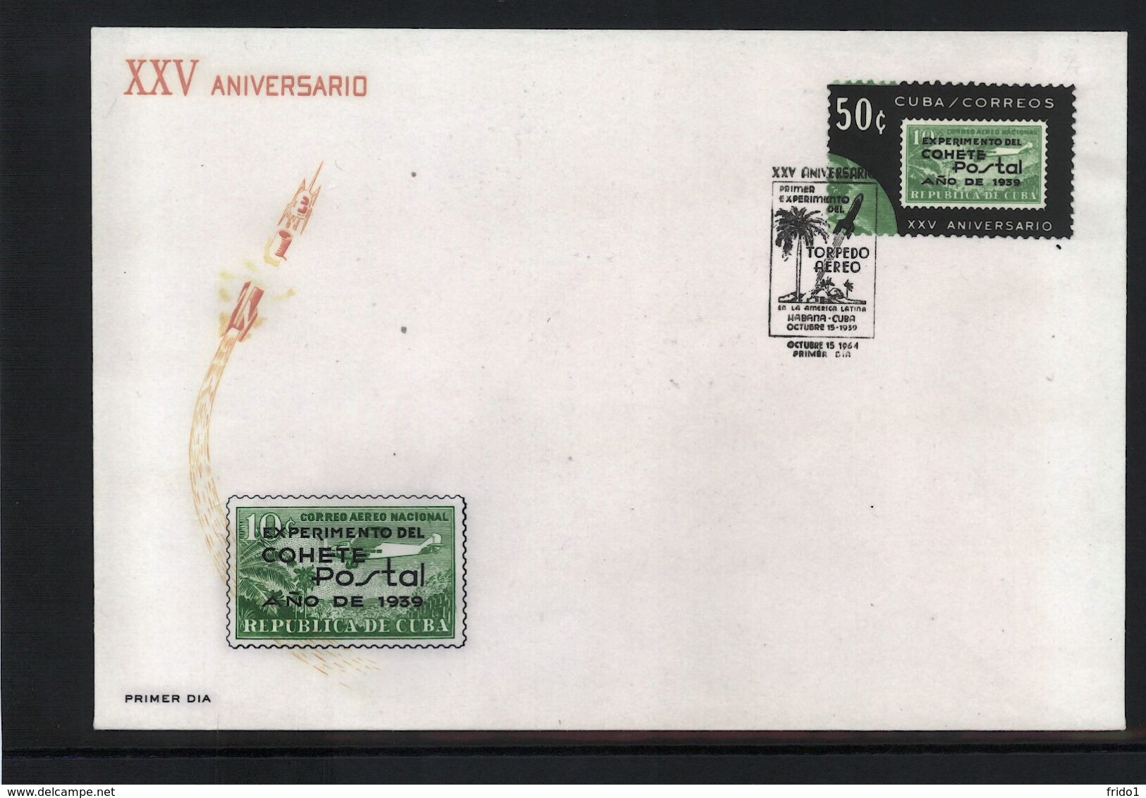 Kuba / Cuba 1964 Raumfahrt / Space  FDC - Amérique Du Sud