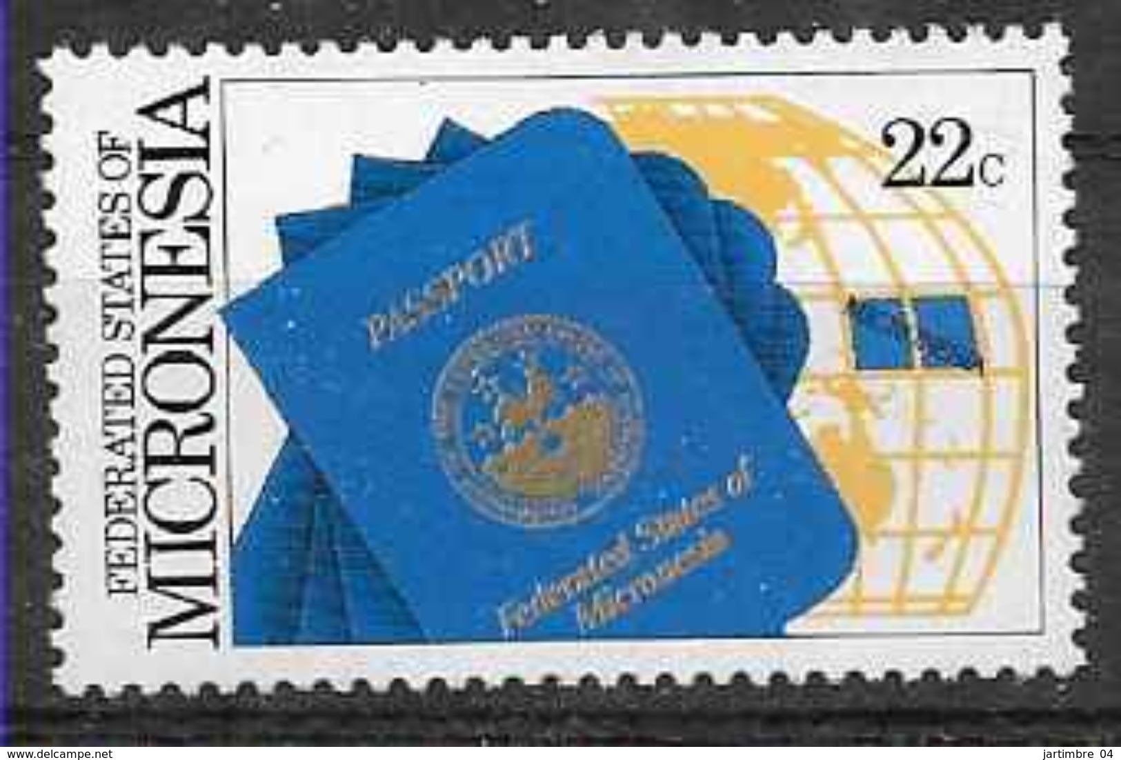 1986 MICRONESIE 41** Passeport - Micronésie
