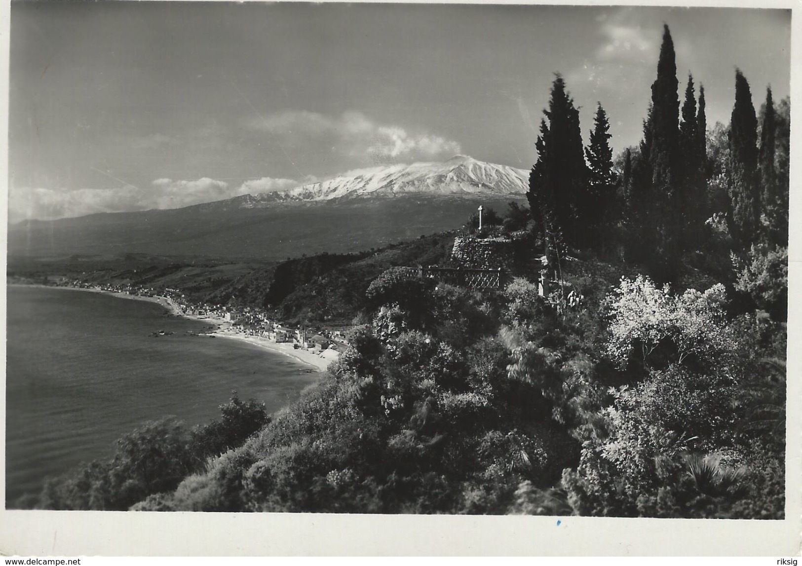 Taormina  -  Etna Da Villa Falconara. Used 1955    Italy   # 06628 - Other & Unclassified