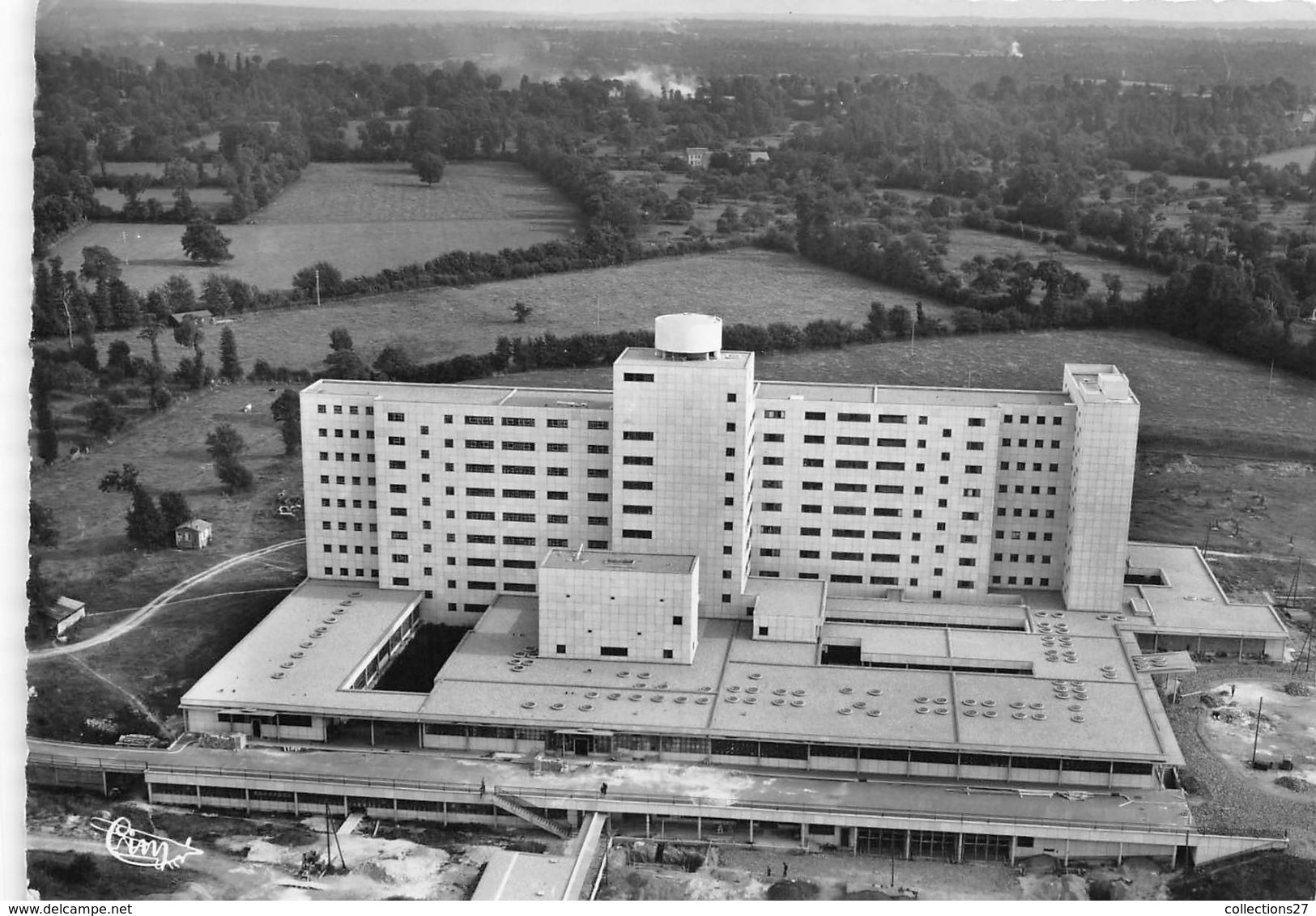 50-SAINT-LO- HÔPITAL MEMORIAL - VUE AERIENNE - Saint Lo