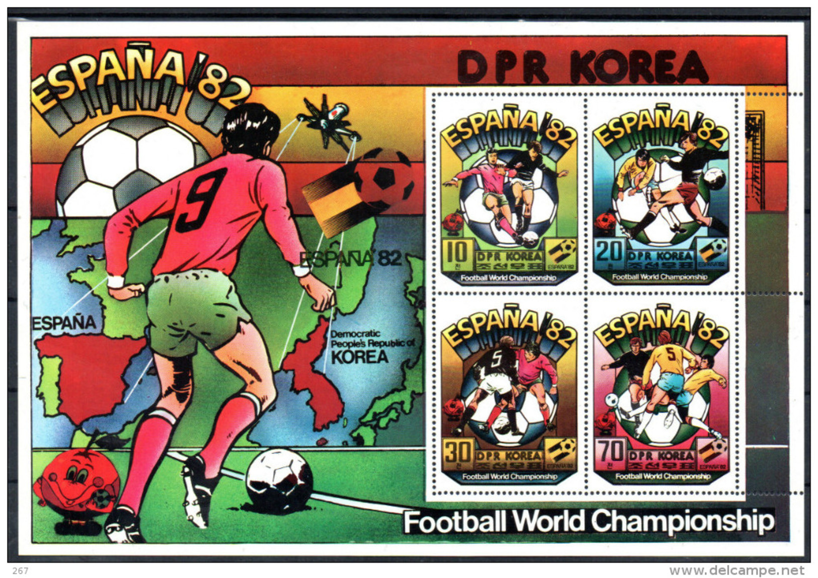 COREE DU NORD  BF  * *      Cup 1982   Football  Soccer Fussball - 1982 – Spain