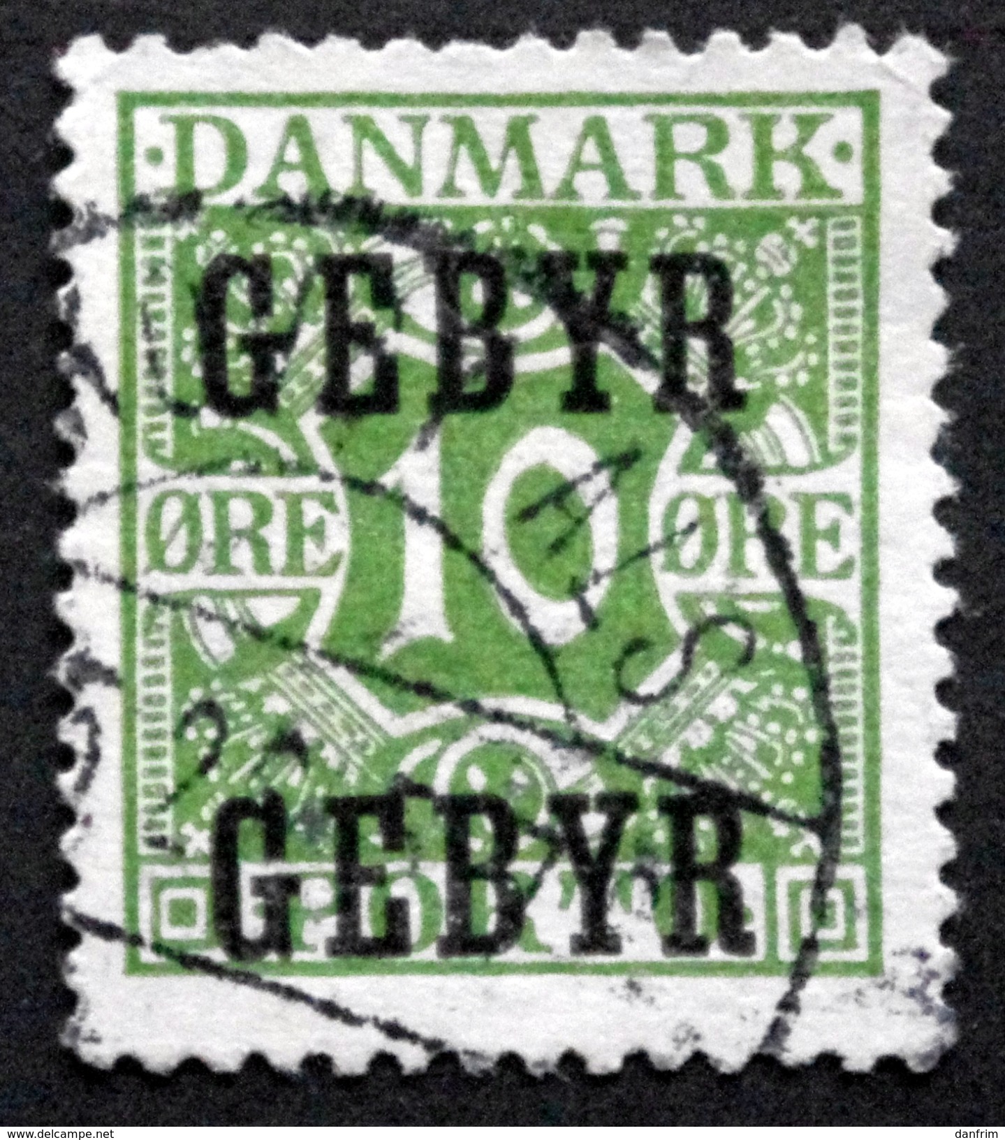 Denmark 1923  Minr.14   (0 )    ( Lot  L 1275  ) - Service