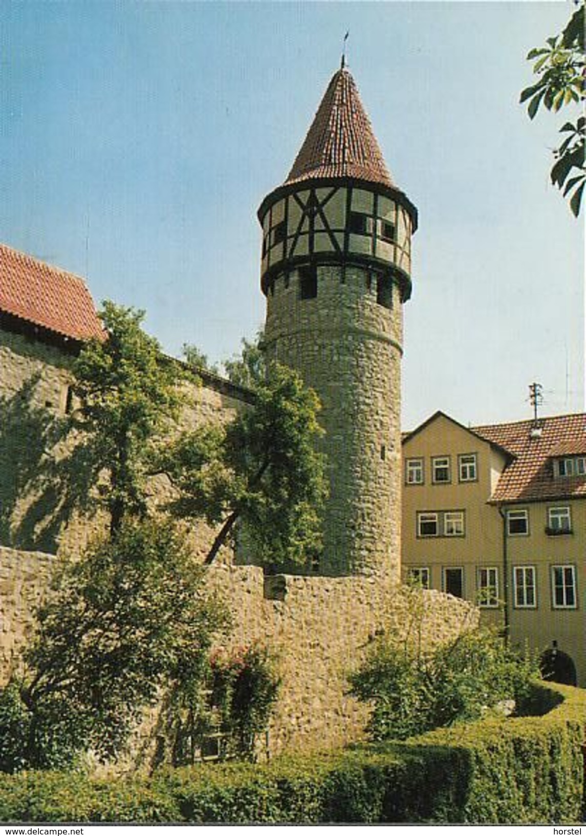 D-97645 Ostheim V.d.Rhön - Kirchenburg St. Michael - Schulglockenturm - Church - Mellrichstadt