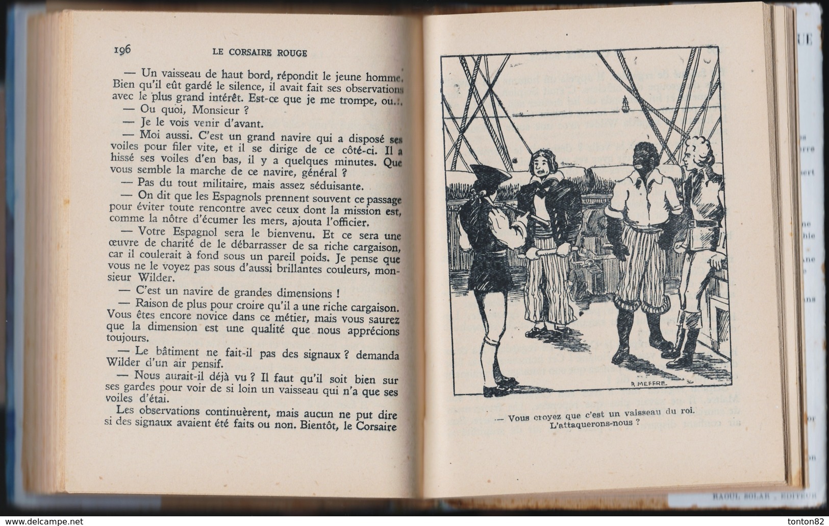 Fenimore Cooper - Le Corsaire Rouge - Bibliothèque Isard - ( 1946 ) . - Sonstige & Ohne Zuordnung