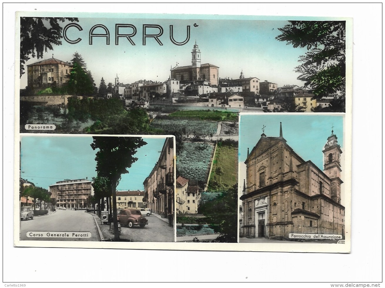 CARRU' VEDUTE    VIAGGIATA FG - Cuneo