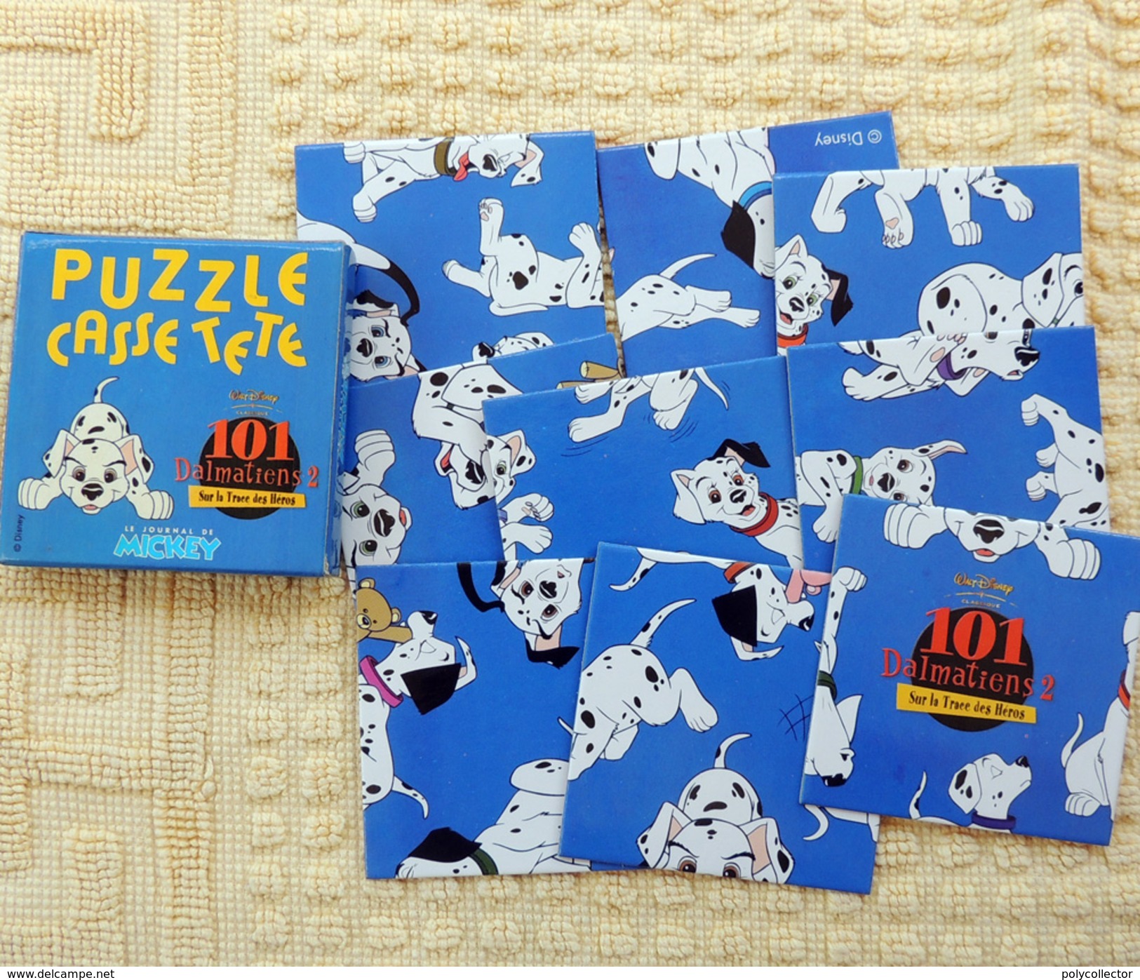 Puzzle Casse Tête Double Face - Du Film Les 101 Dalmatiens 2 - Du Journal De Mickey - Walt Disney NEUF - Hoofdbrekers