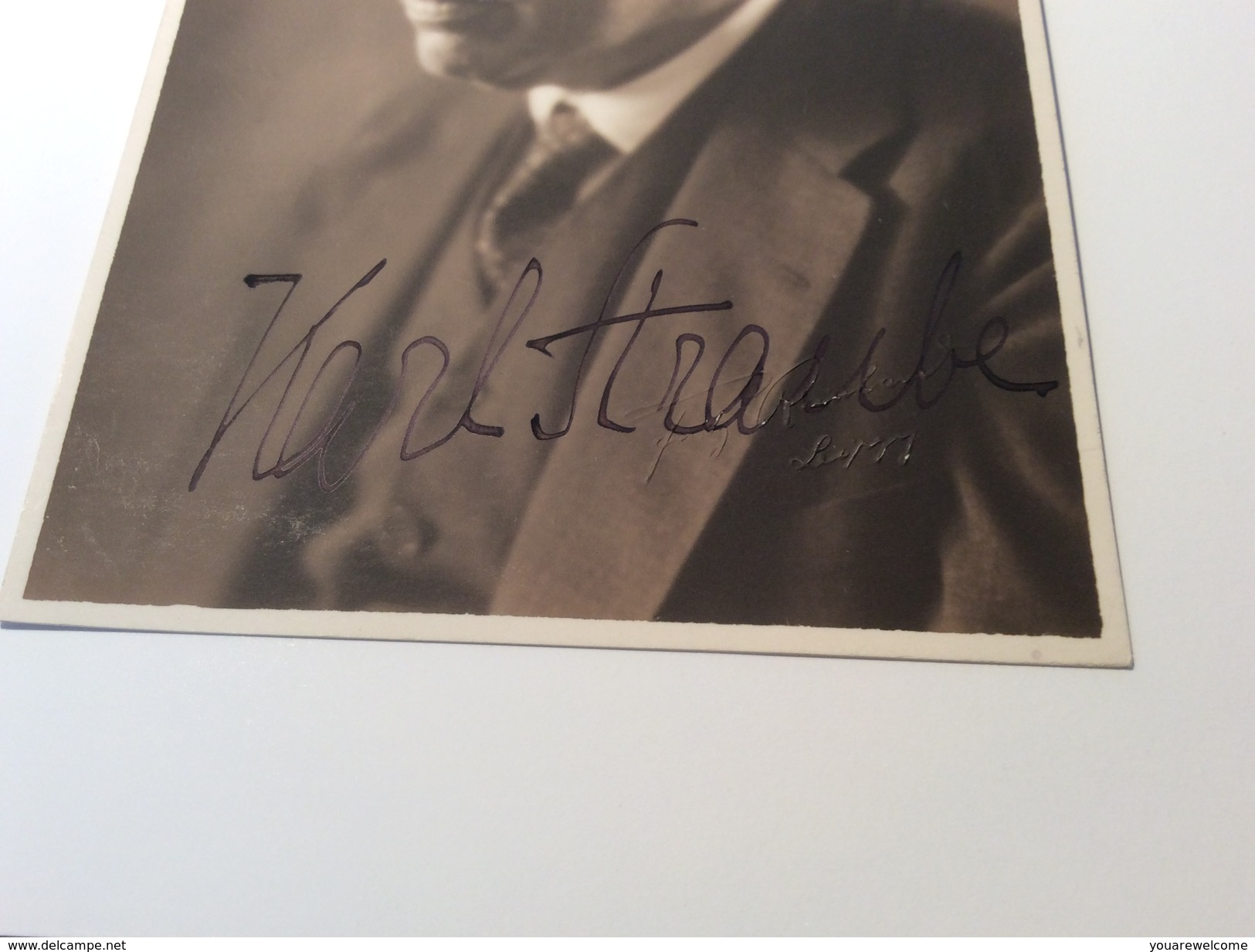 Karl Straube (1873-1950) German Musician, Organist Autograph Signed Picture Of 1937 (autogramm Thomanerchors Music Musik - Sonstige & Ohne Zuordnung