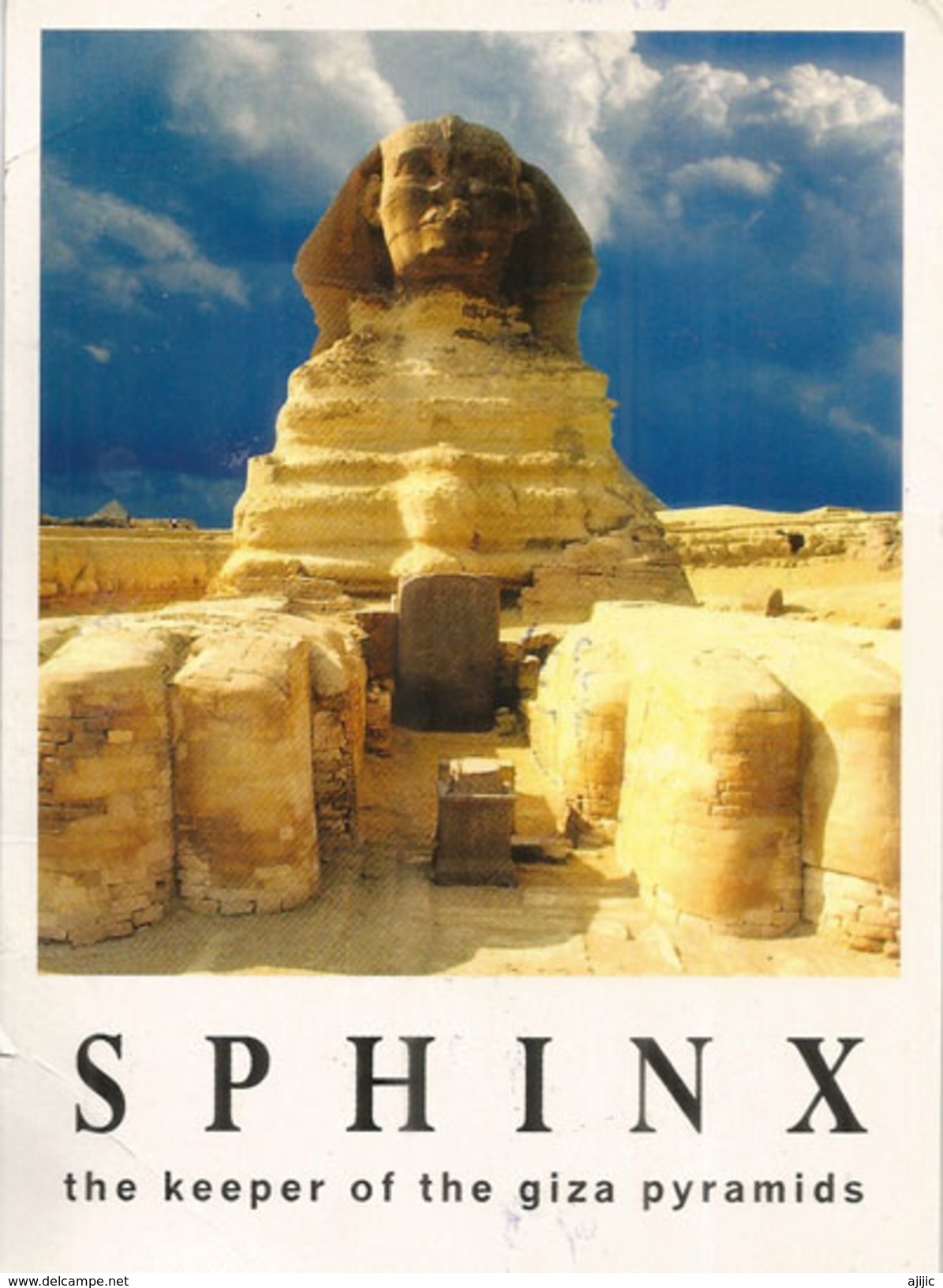 Le Sphinx De Gizeh, Timbres Egypte Sur Carte Postale Adressée ANDORRA, Avec Timbre à Date Arrivée - Covers & Documents