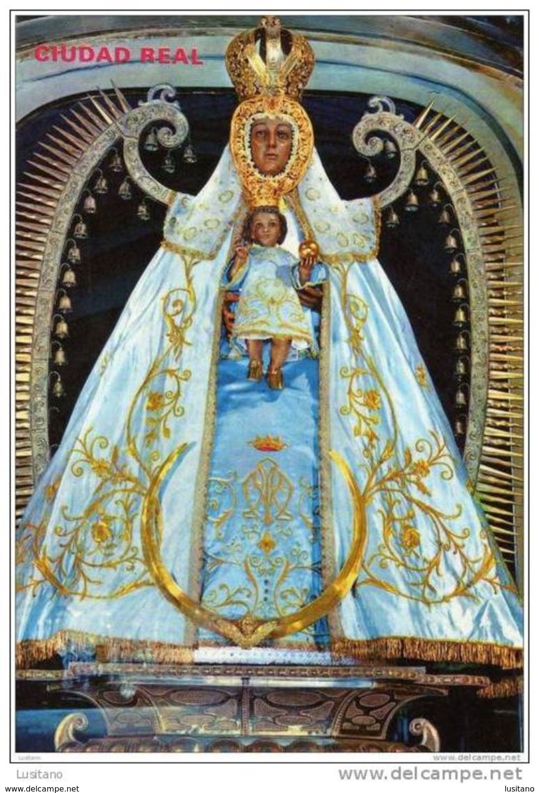 Ciudad Real - Virgen Del Prado - Très Sainte Vierge Du Prado - Espagne España ( 2 Scans) - Ciudad Real