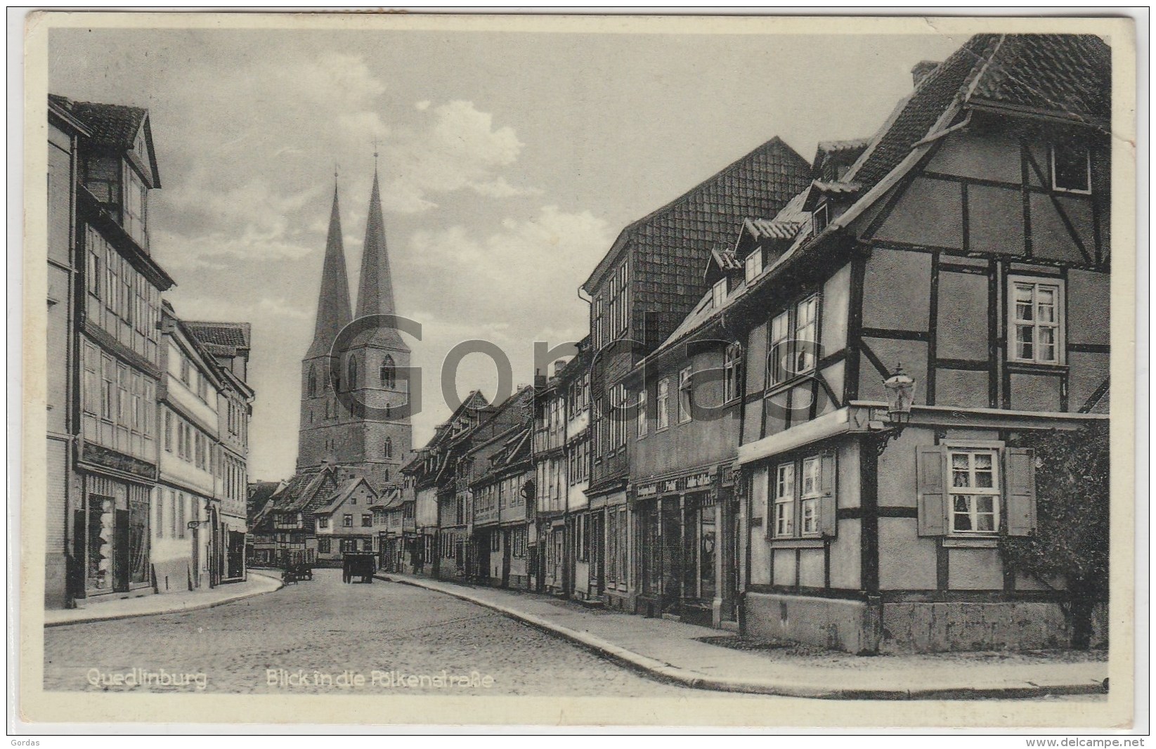 Germany - Quedlinburg - Blick In Die Polkenstrasse - Quedlinburg