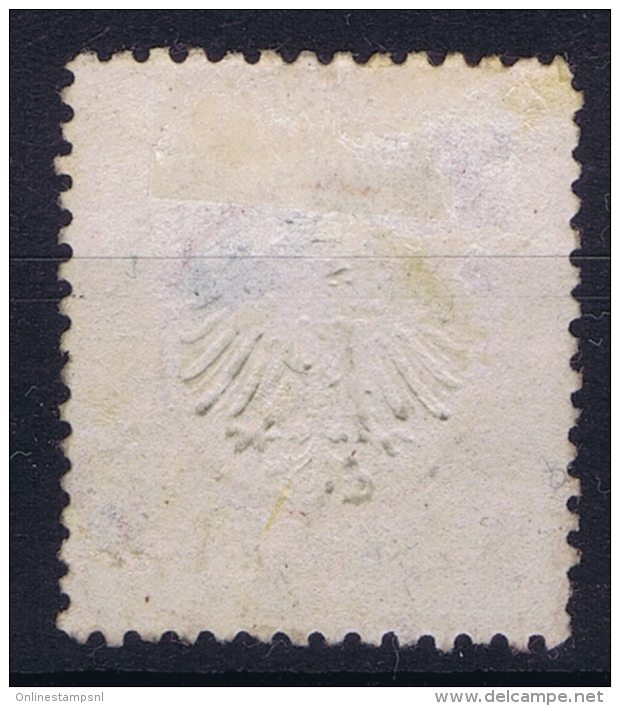 Deutsche Reich Mi Nr 3 MH/* Falz/ Charniere  Part Gum Has A Thin Spot - Unused Stamps