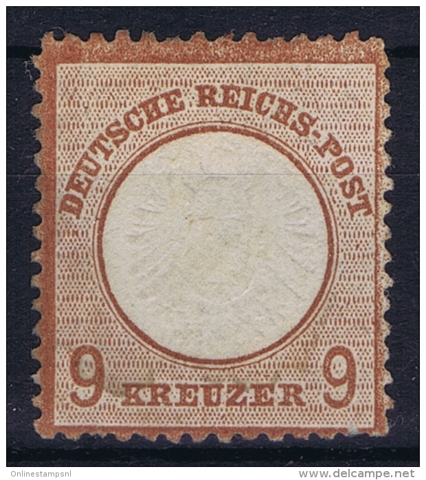 Deutsches Reich: Mi Nr 27 C Braun Brown Not Used (*) SG - Neufs