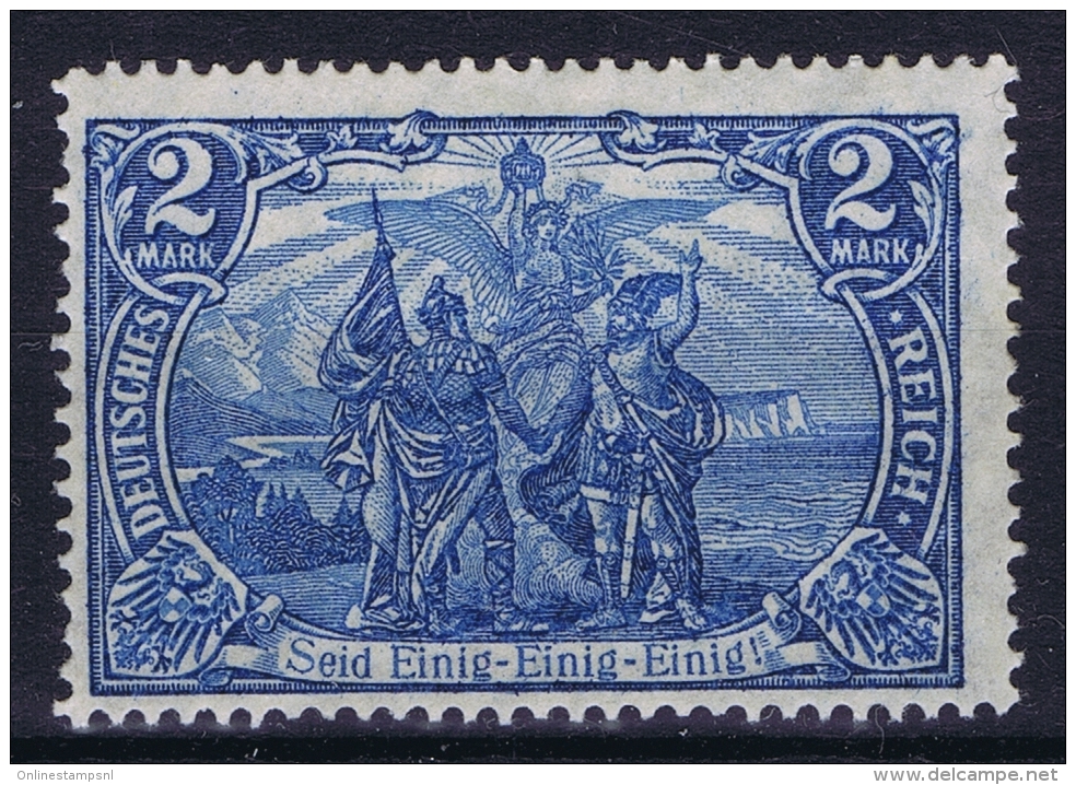 Deutsches Reich: Mi Nr 95 A II MH/* Falz/ Charniere    Kr Dr  26 : 17 - Unused Stamps