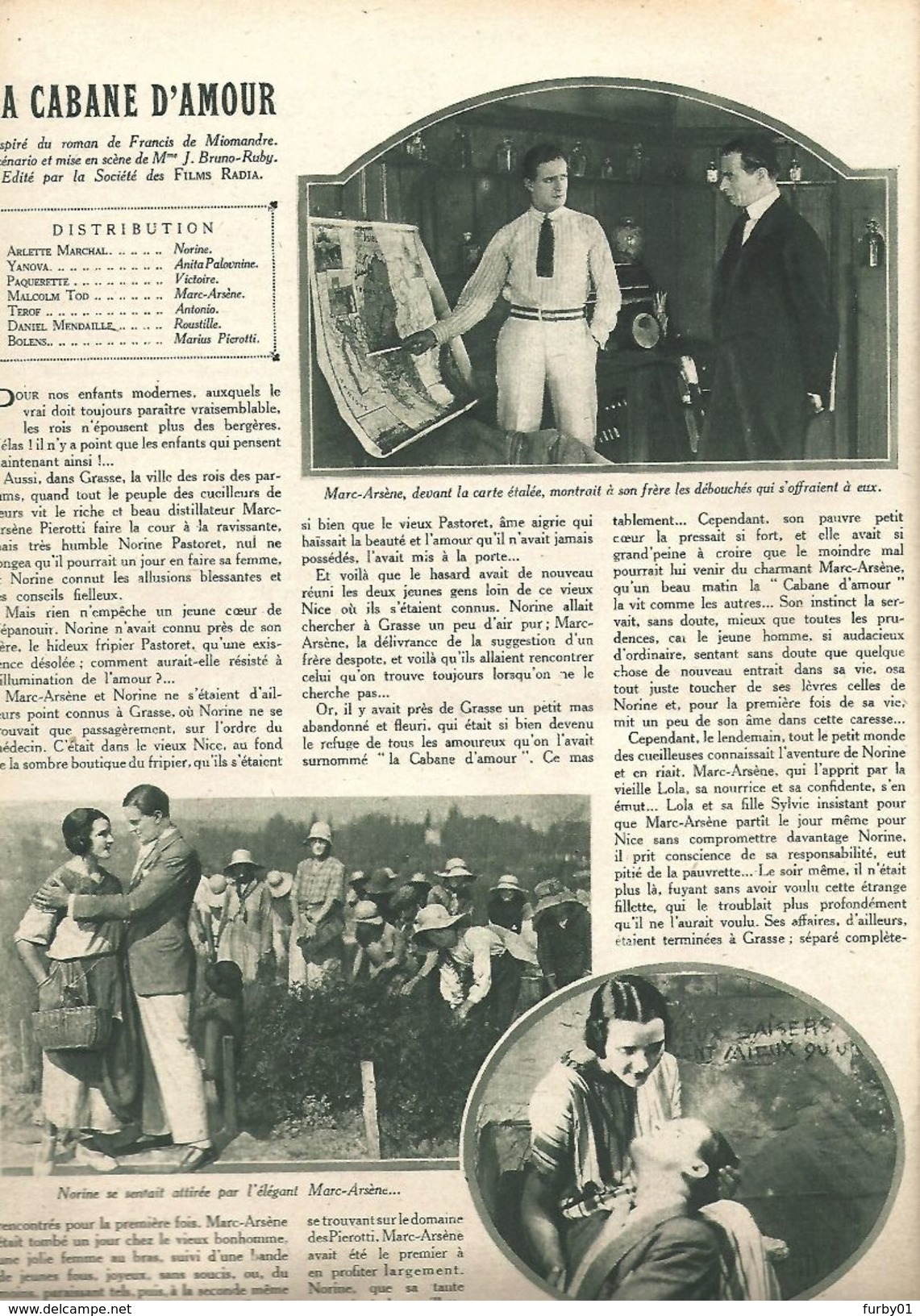 Cine Miroir  N° 43 1er Février 1924  Raquel Meller - Romuald Joubé - Charlie Caplin - Edna Purviance - 1900 - 1949